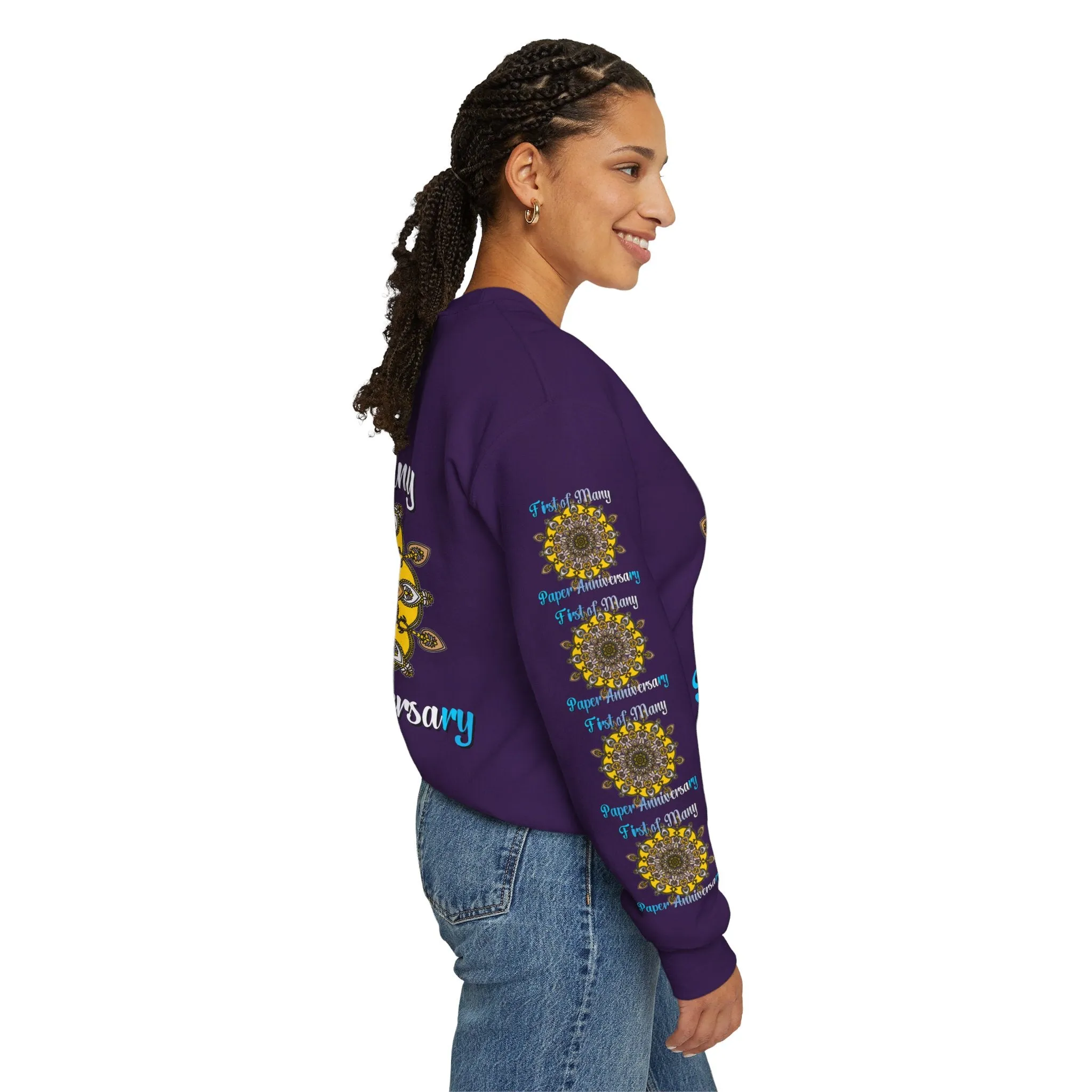 1st Year Anniversary Mandala Crewneck Sweatshirt