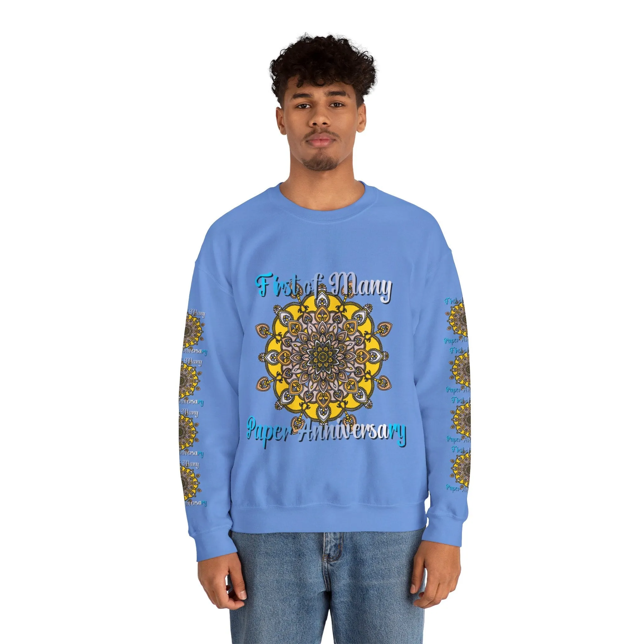 1st Year Anniversary Mandala Crewneck Sweatshirt