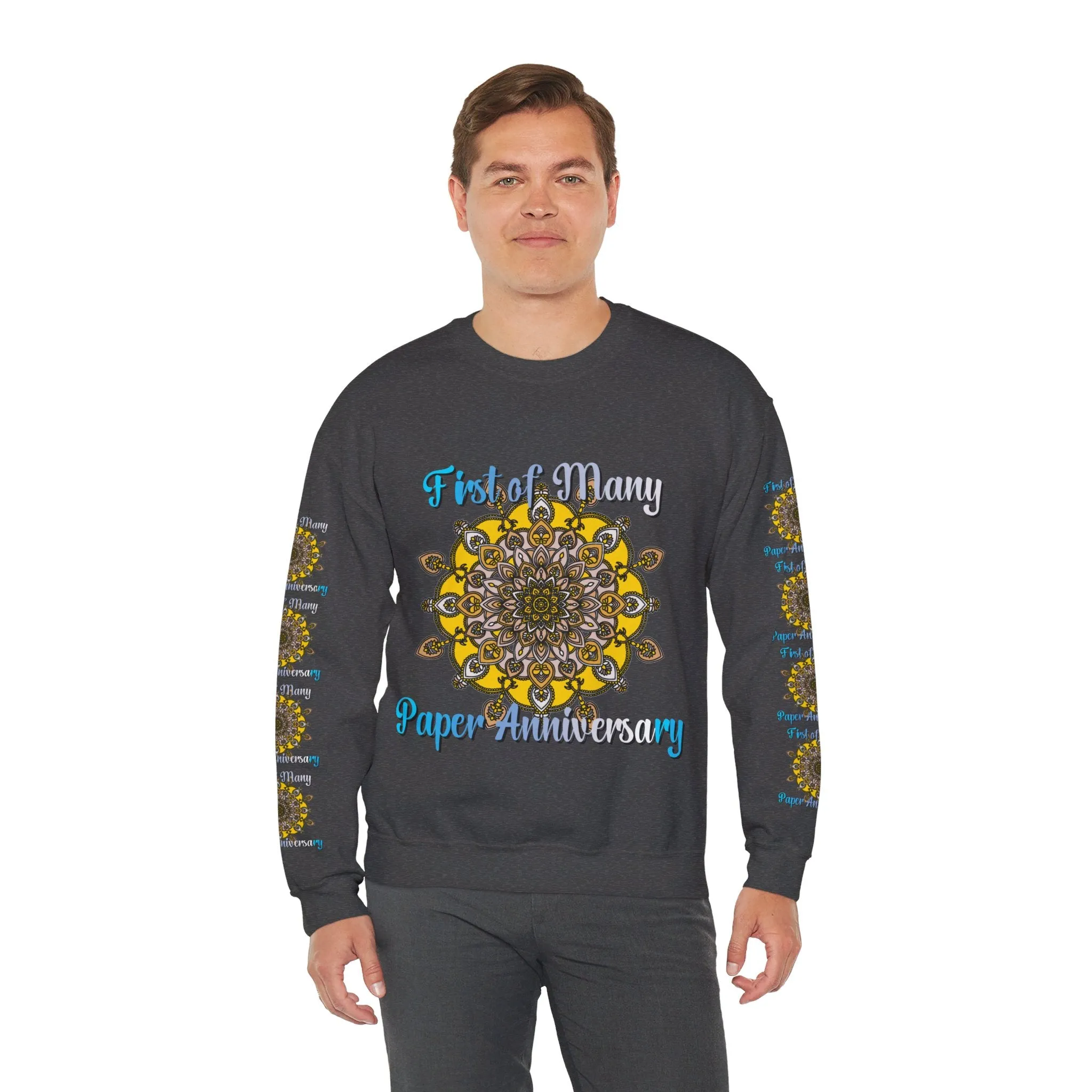 1st Year Anniversary Mandala Crewneck Sweatshirt