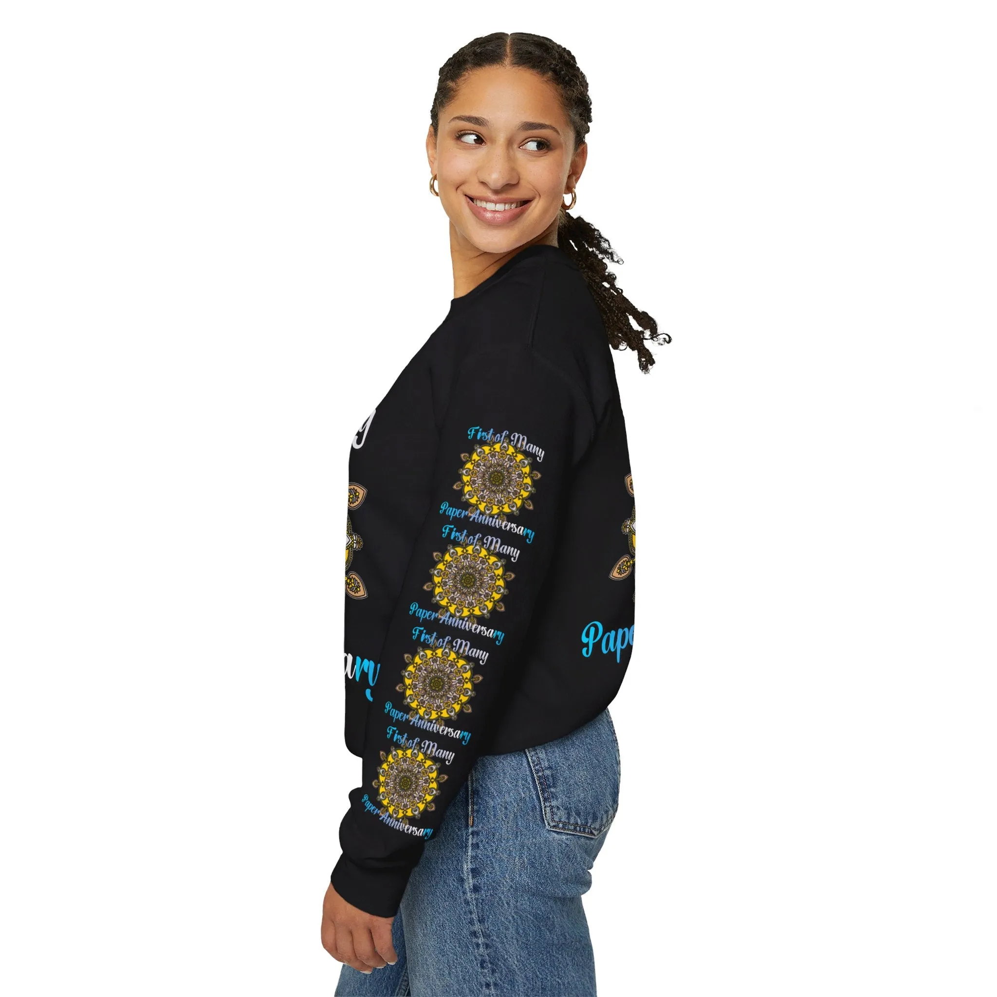 1st Year Anniversary Mandala Crewneck Sweatshirt