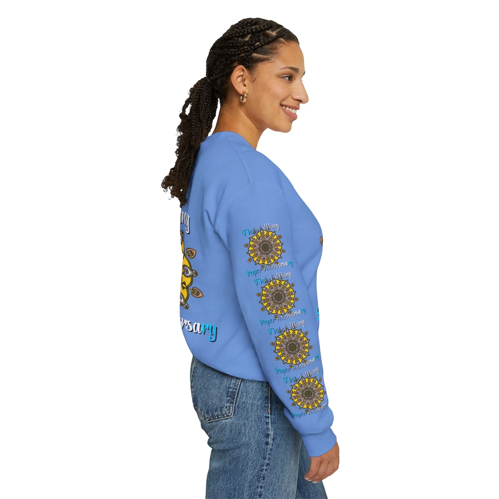 1st Year Anniversary Mandala Crewneck Sweatshirt