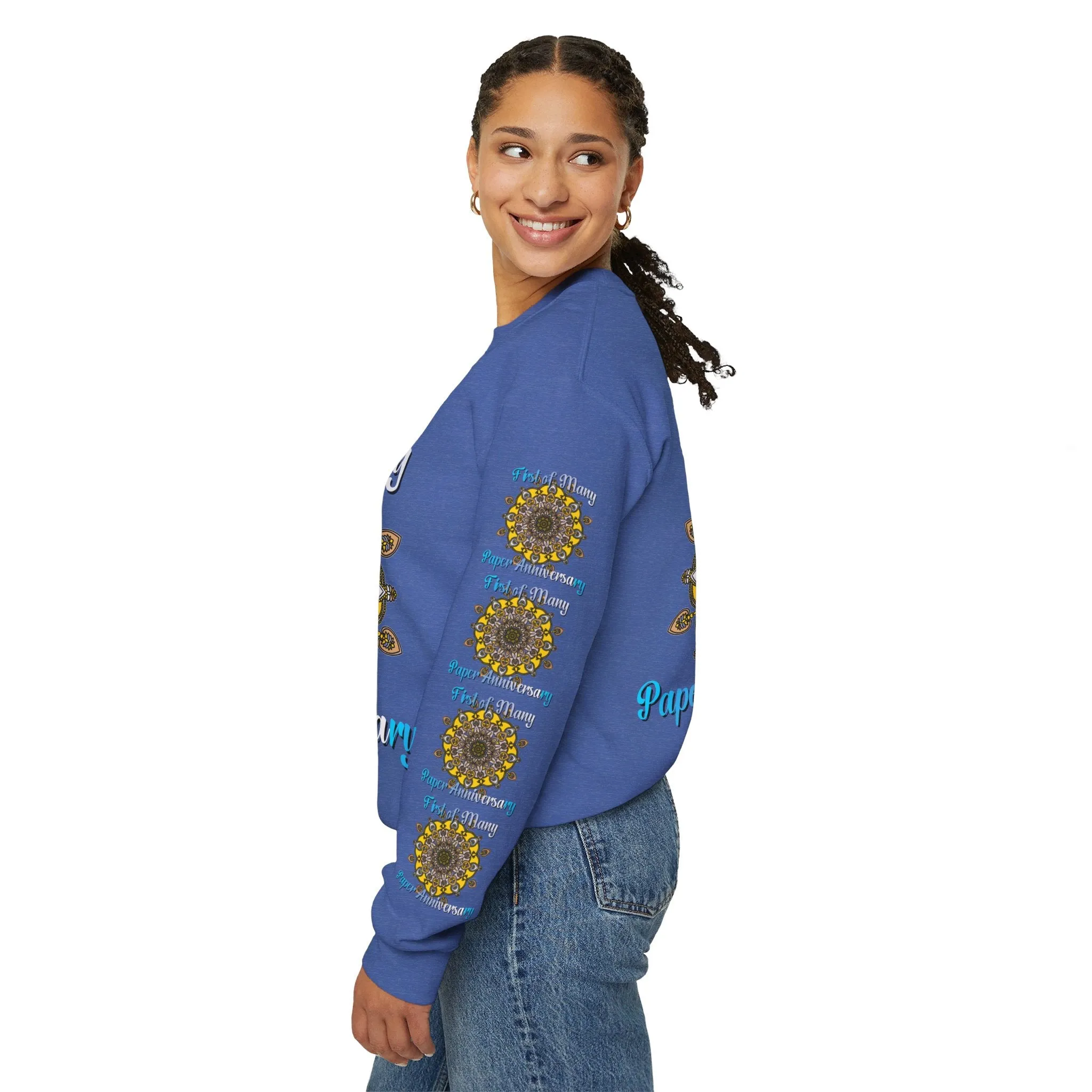 1st Year Anniversary Mandala Crewneck Sweatshirt