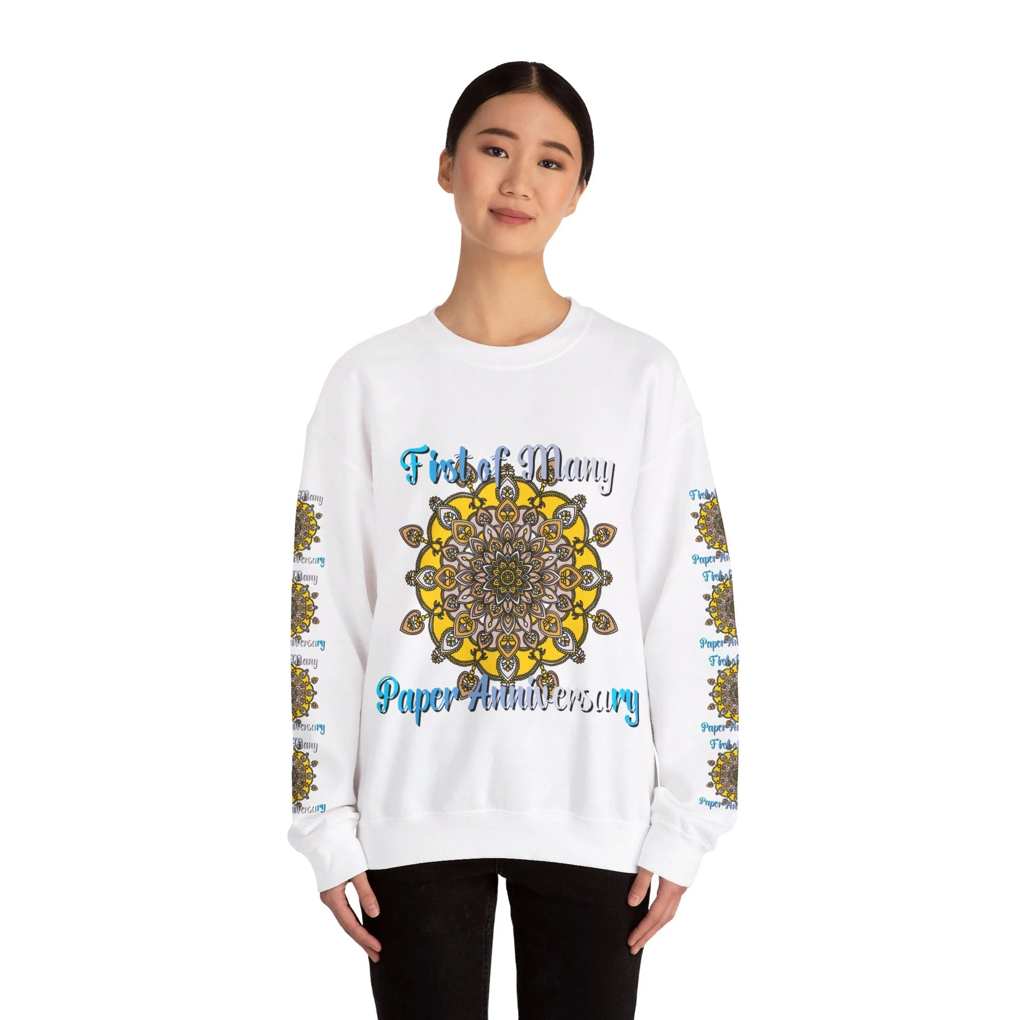 1st Year Anniversary Mandala Crewneck Sweatshirt