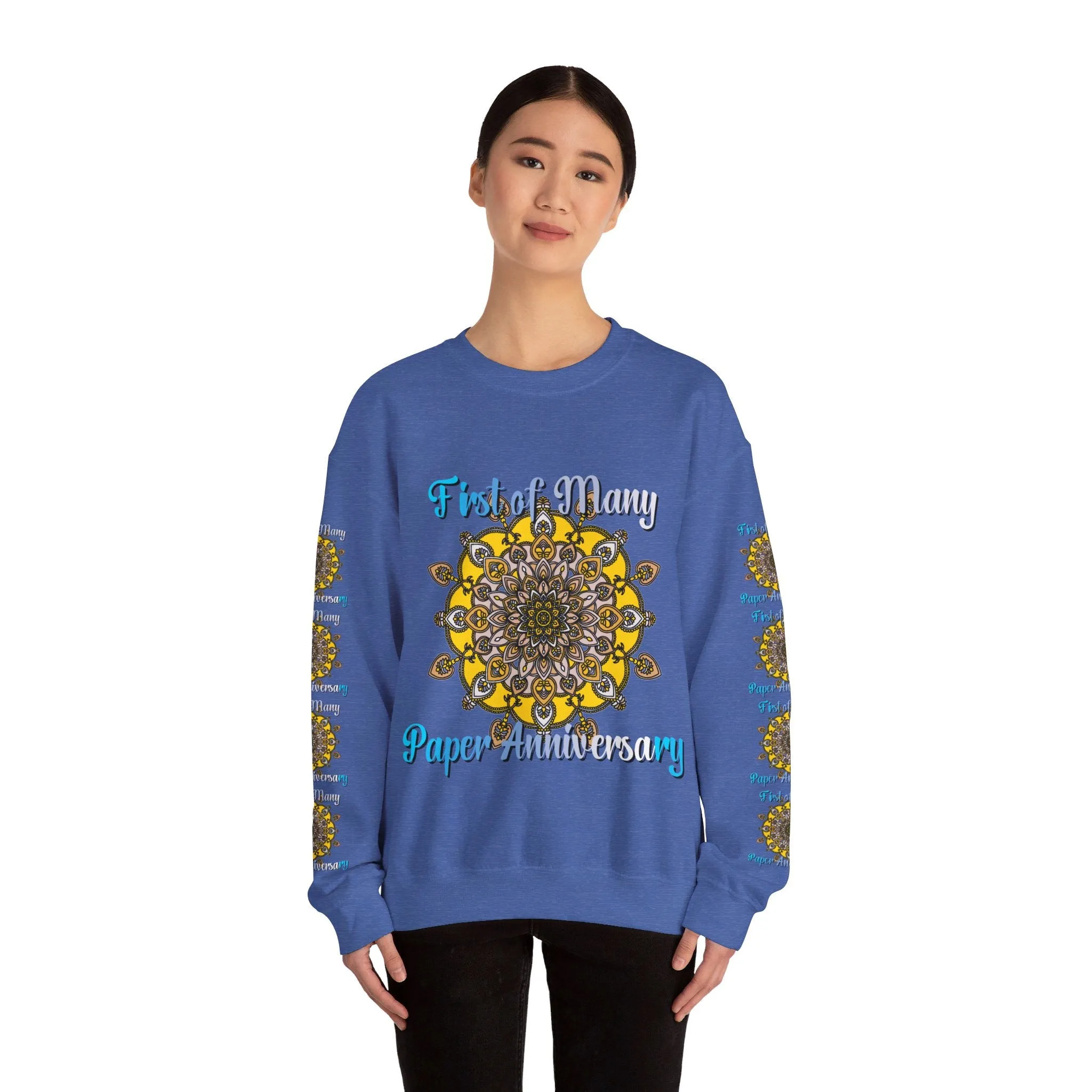 1st Year Anniversary Mandala Crewneck Sweatshirt