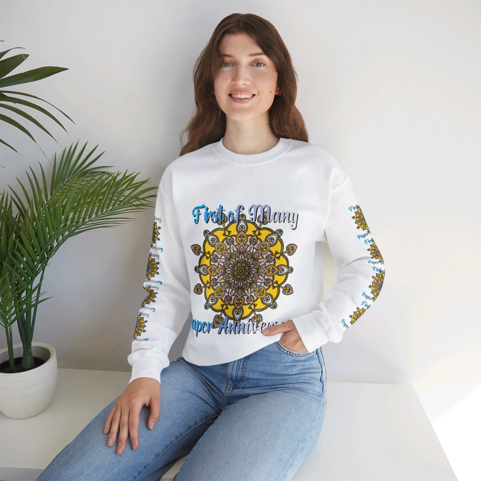 1st Year Anniversary Mandala Crewneck Sweatshirt