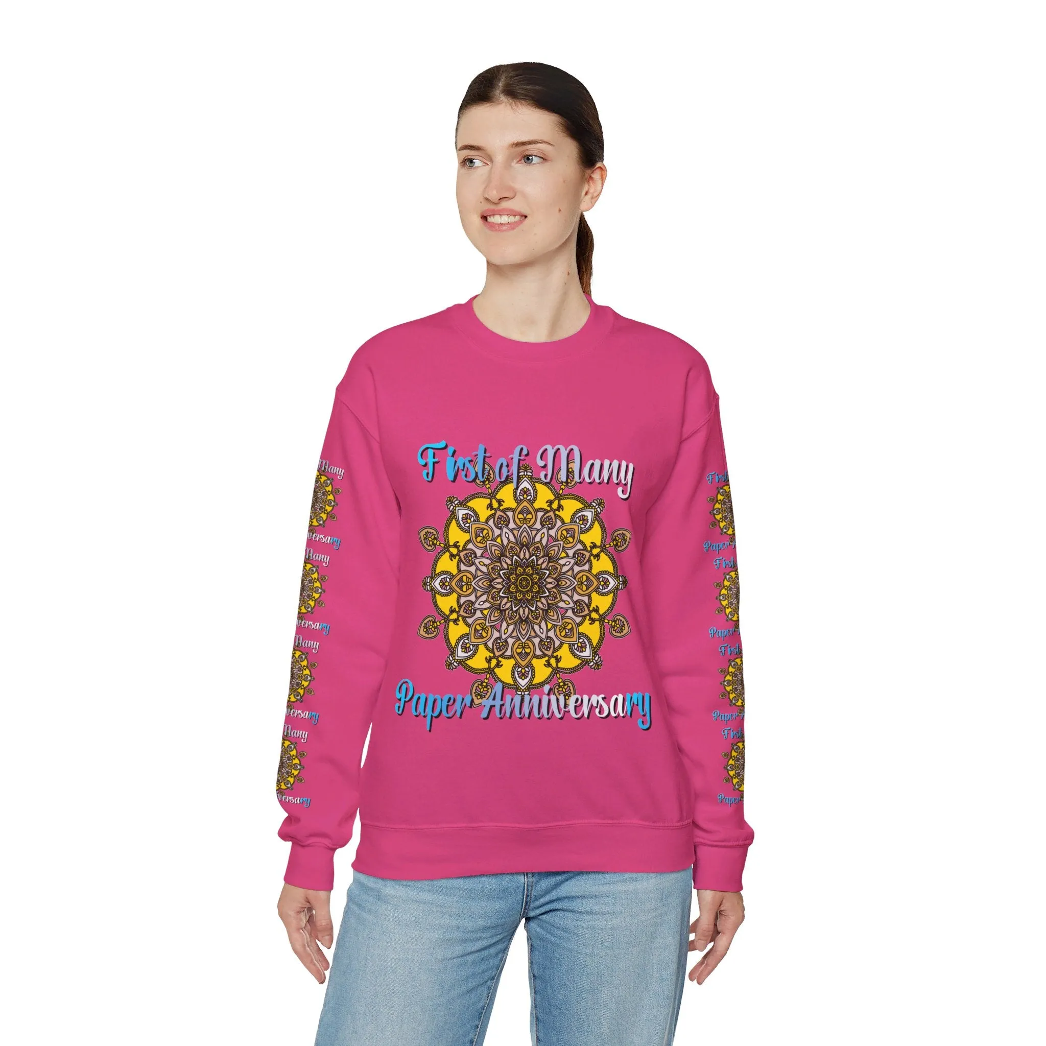 1st Year Anniversary Mandala Crewneck Sweatshirt