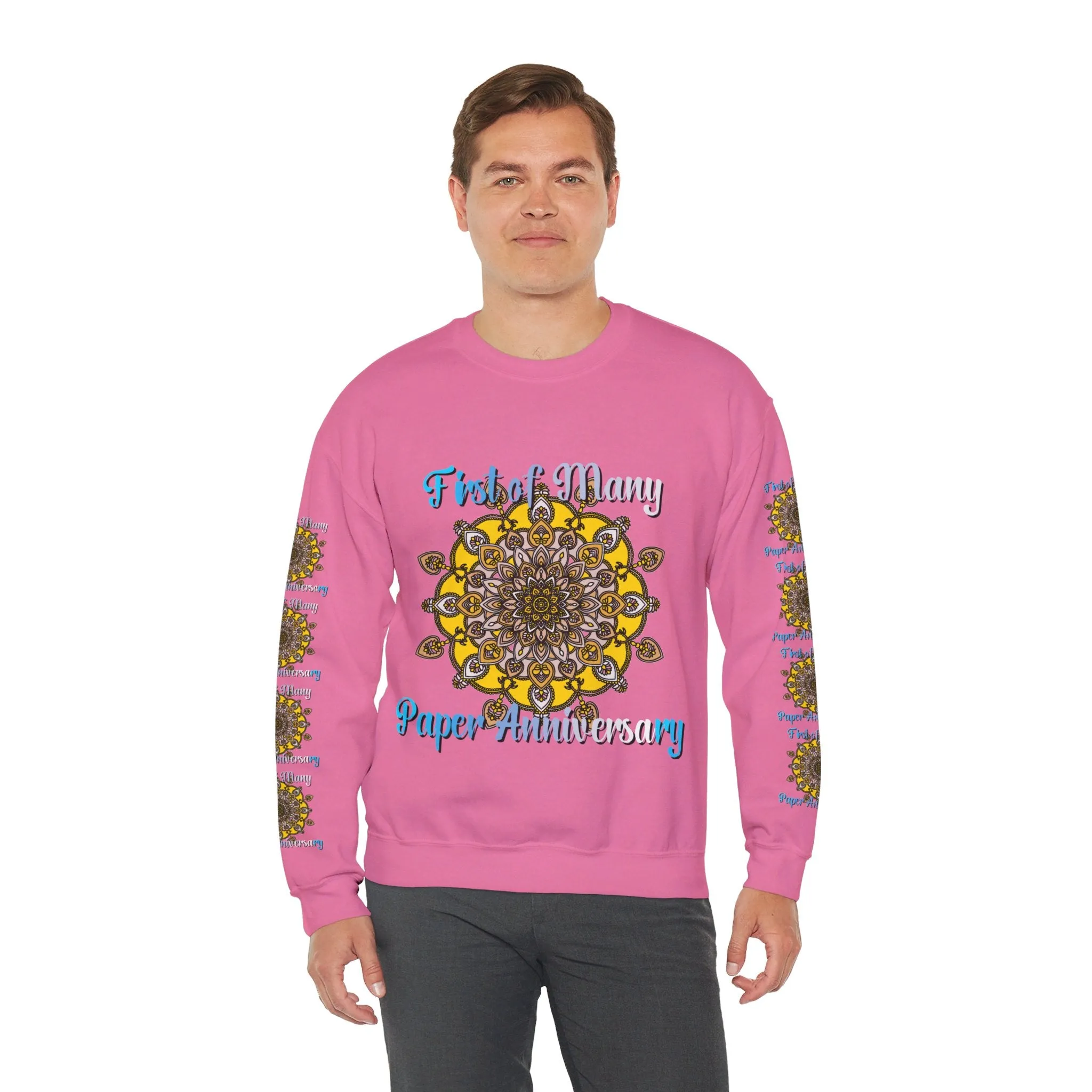 1st Year Anniversary Mandala Crewneck Sweatshirt