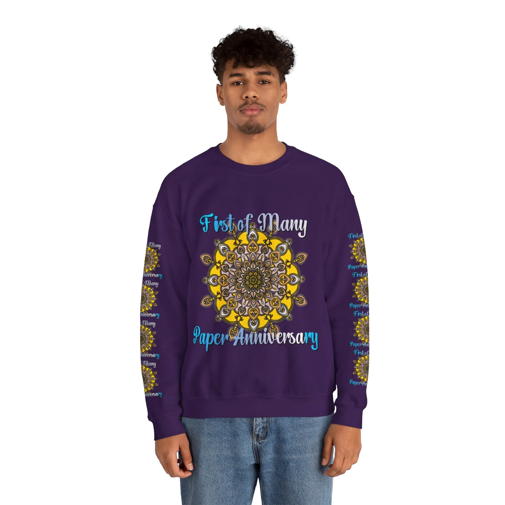 1st Year Anniversary Mandala Crewneck Sweatshirt