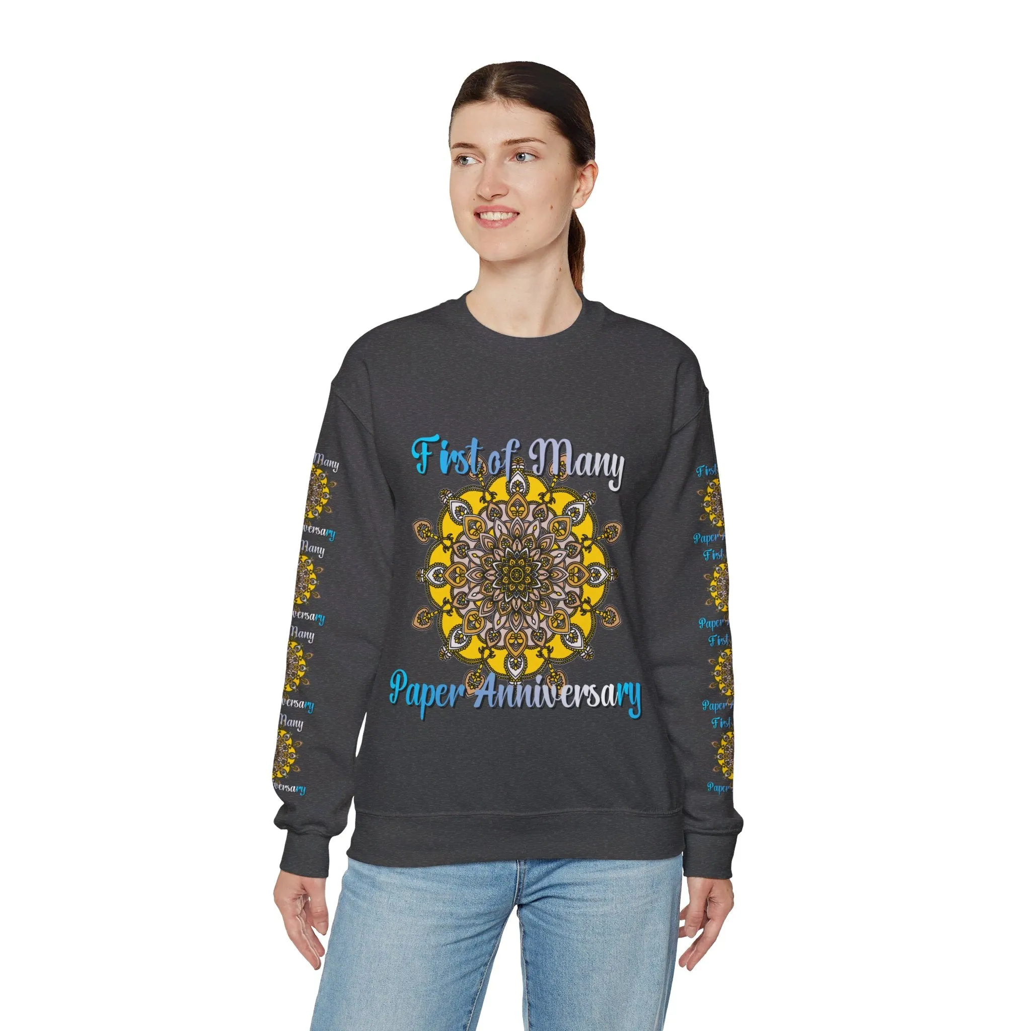 1st Year Anniversary Mandala Crewneck Sweatshirt