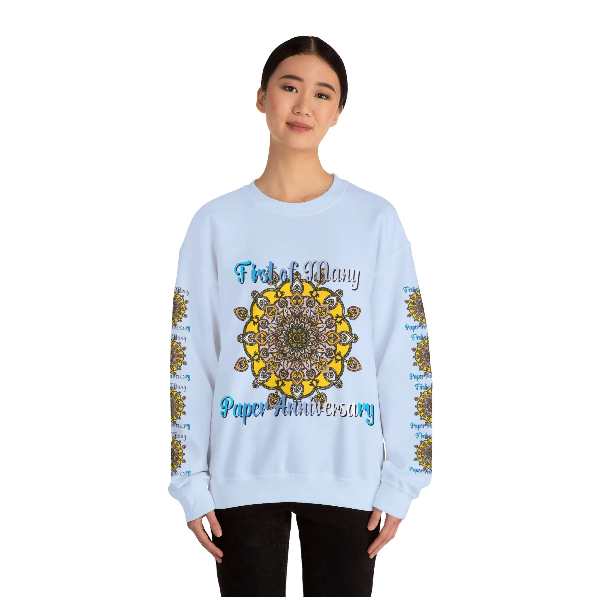 1st Year Anniversary Mandala Crewneck Sweatshirt