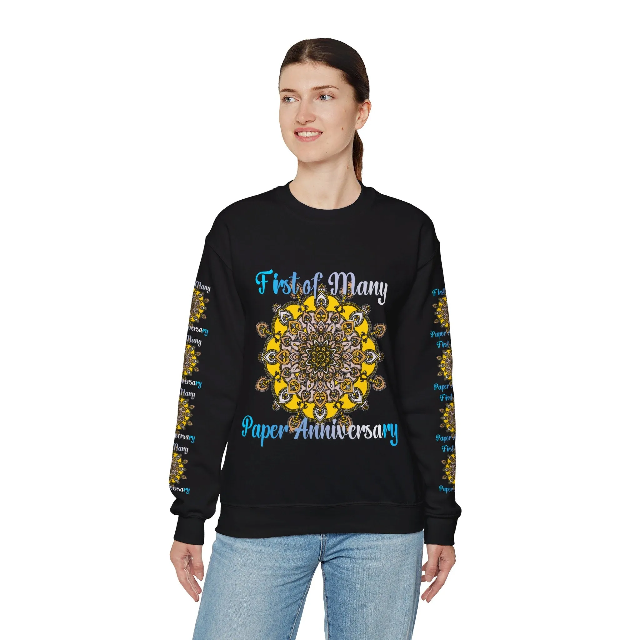 1st Year Anniversary Mandala Crewneck Sweatshirt