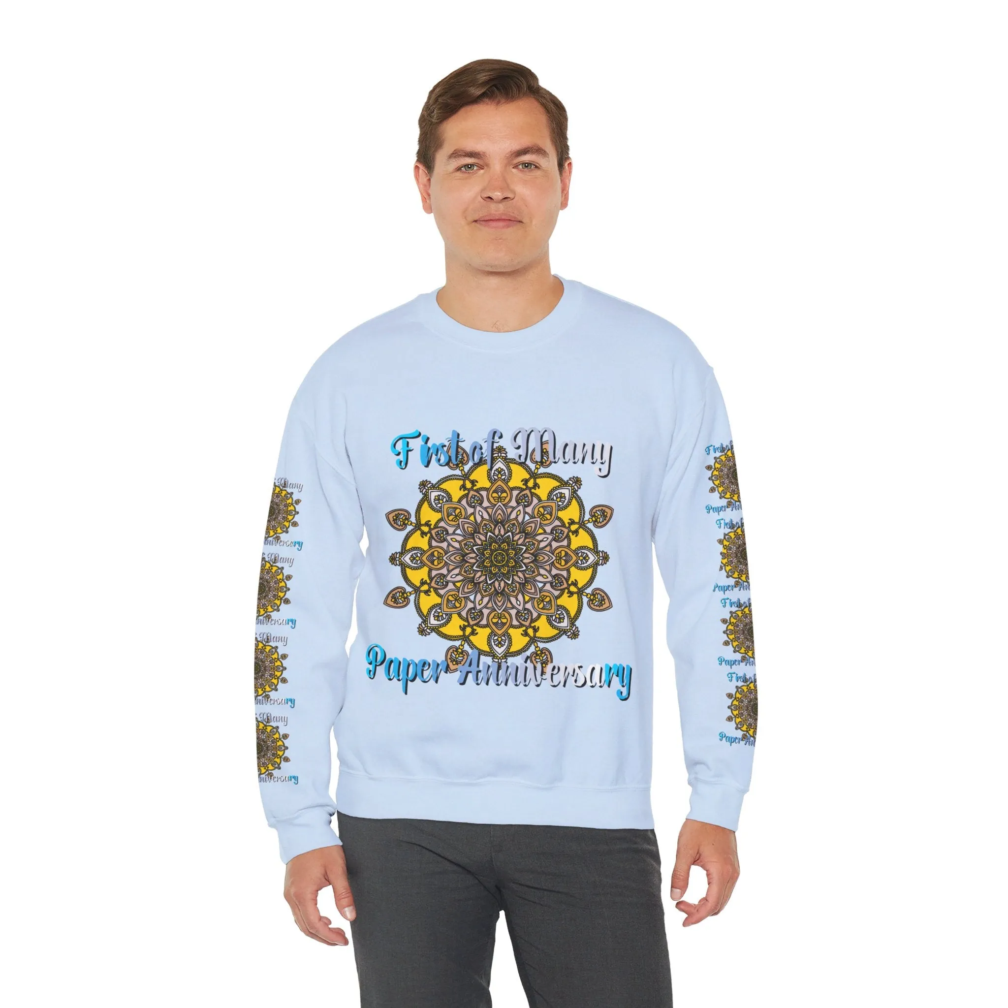 1st Year Anniversary Mandala Crewneck Sweatshirt