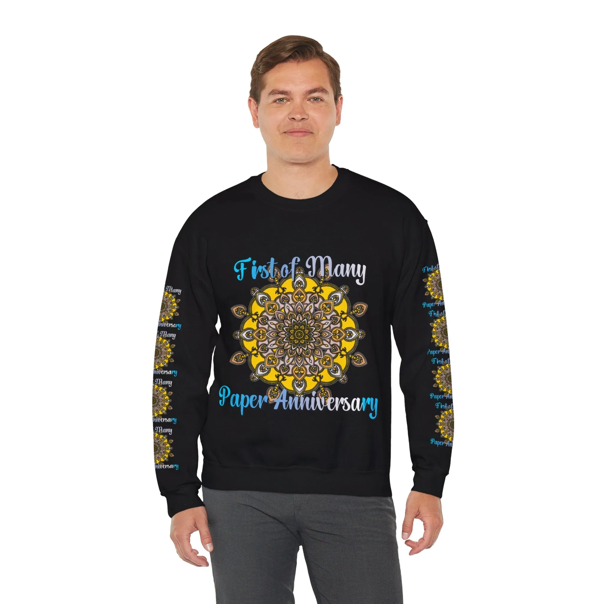 1st Year Anniversary Mandala Crewneck Sweatshirt