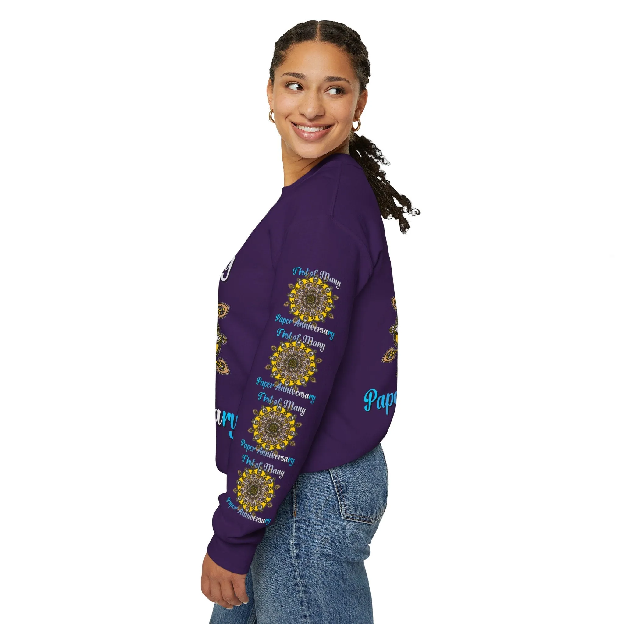 1st Year Anniversary Mandala Crewneck Sweatshirt