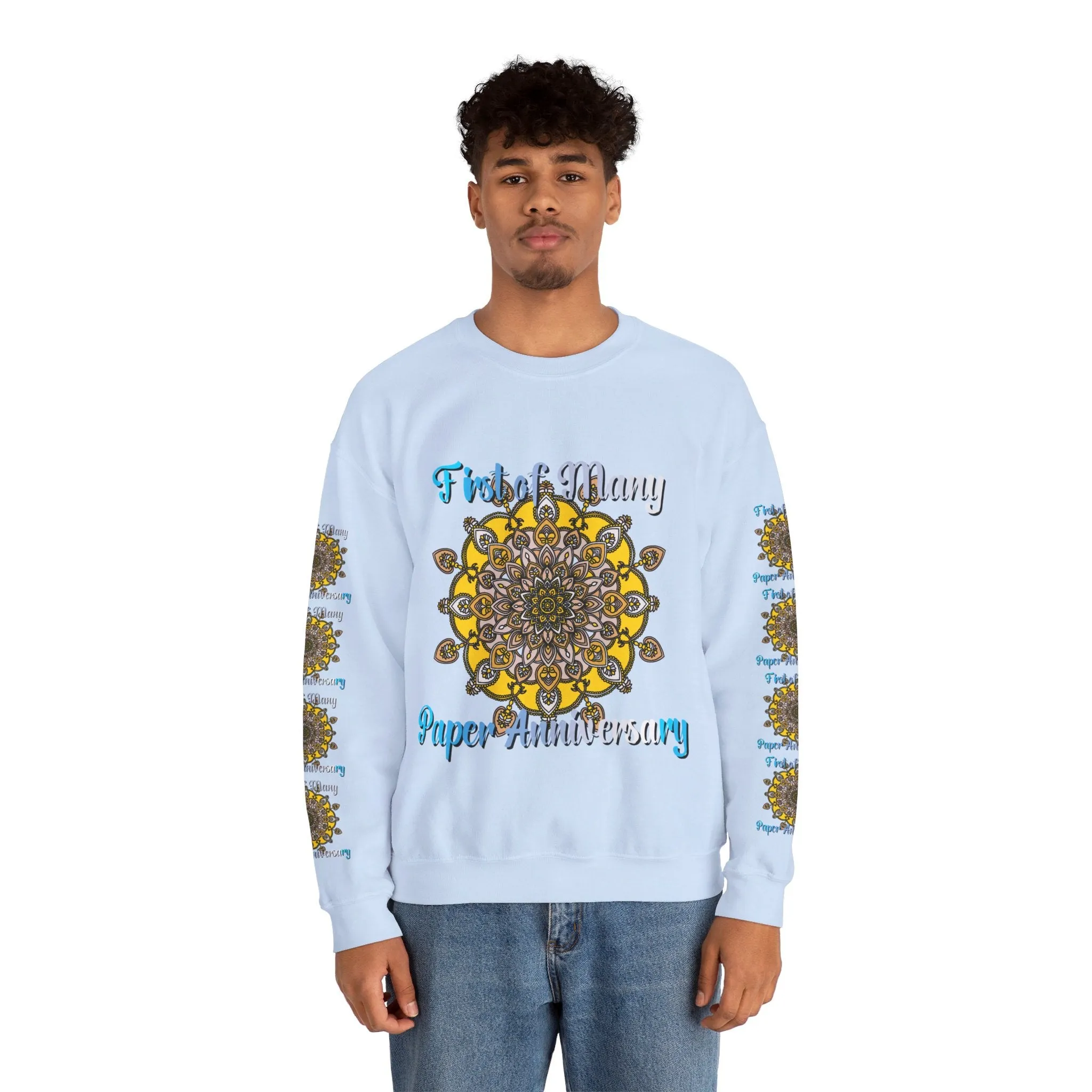 1st Year Anniversary Mandala Crewneck Sweatshirt