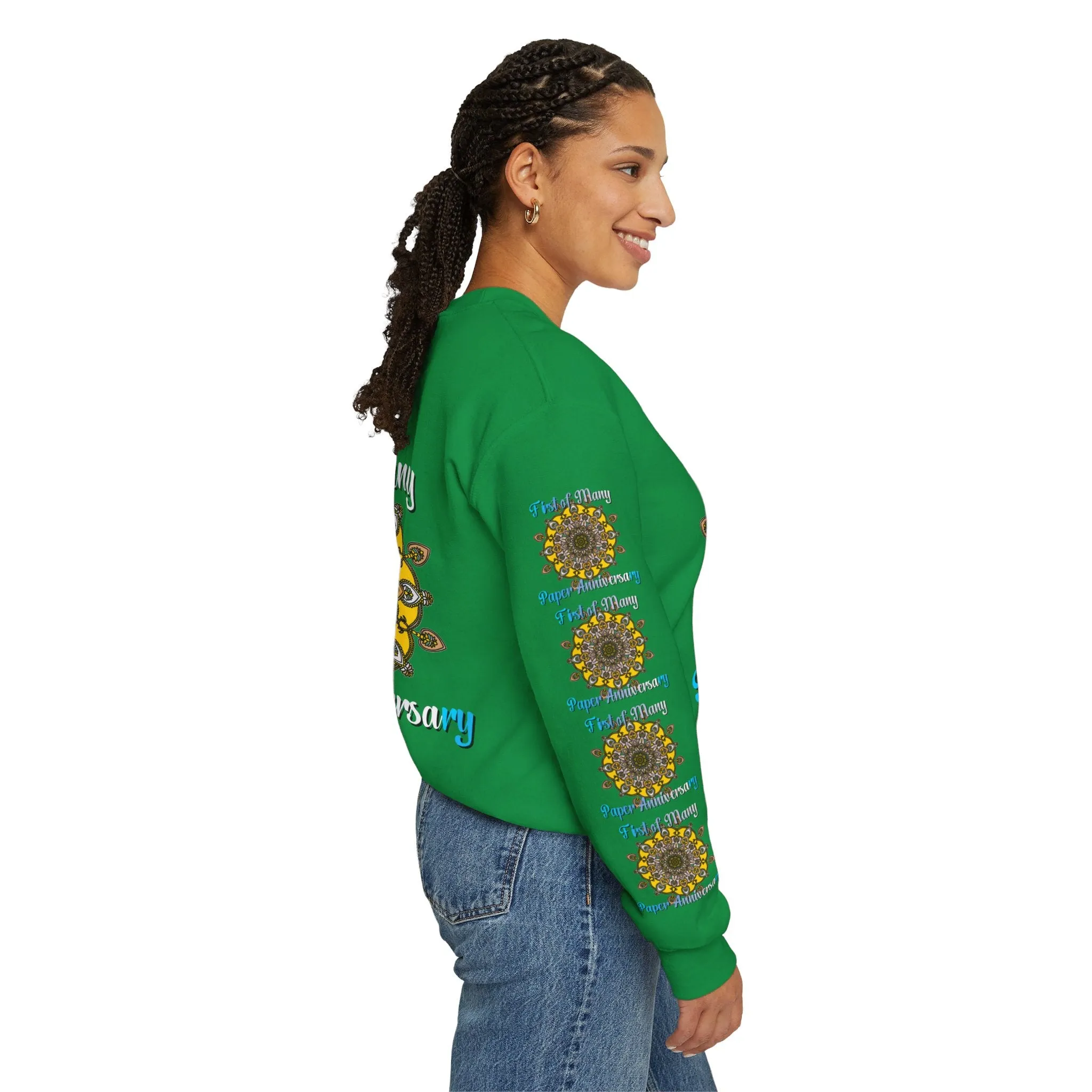 1st Year Anniversary Mandala Crewneck Sweatshirt