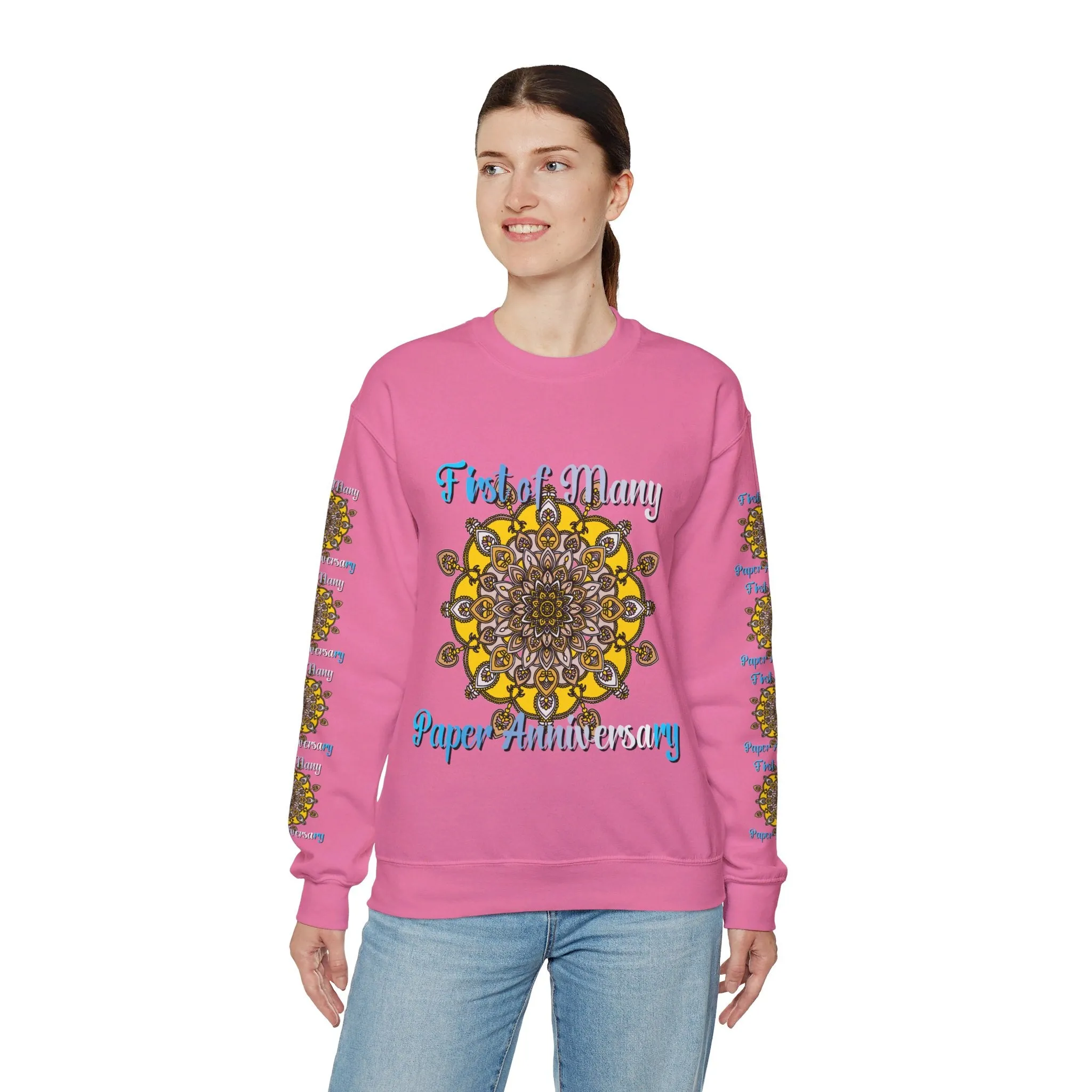 1st Year Anniversary Mandala Crewneck Sweatshirt