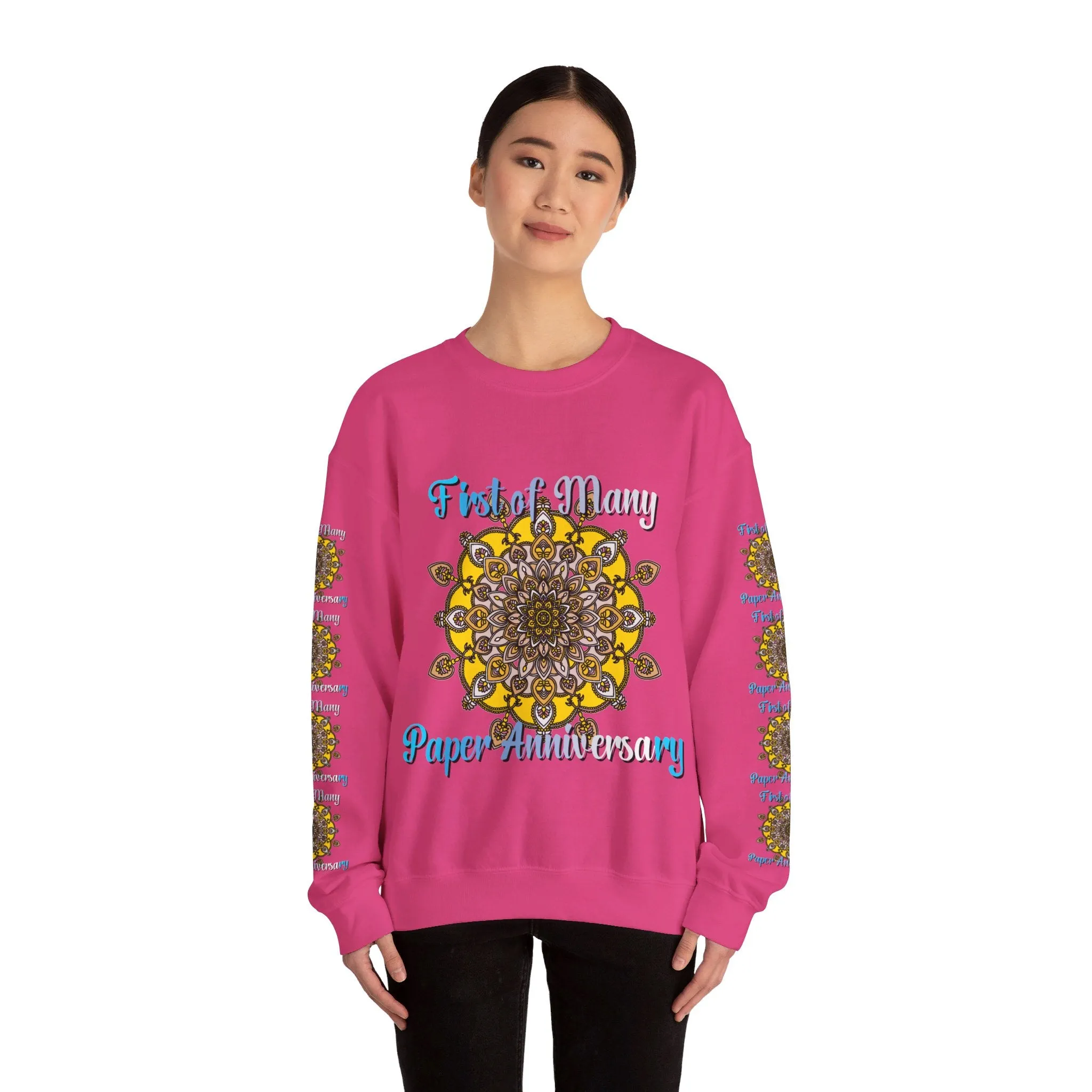 1st Year Anniversary Mandala Crewneck Sweatshirt