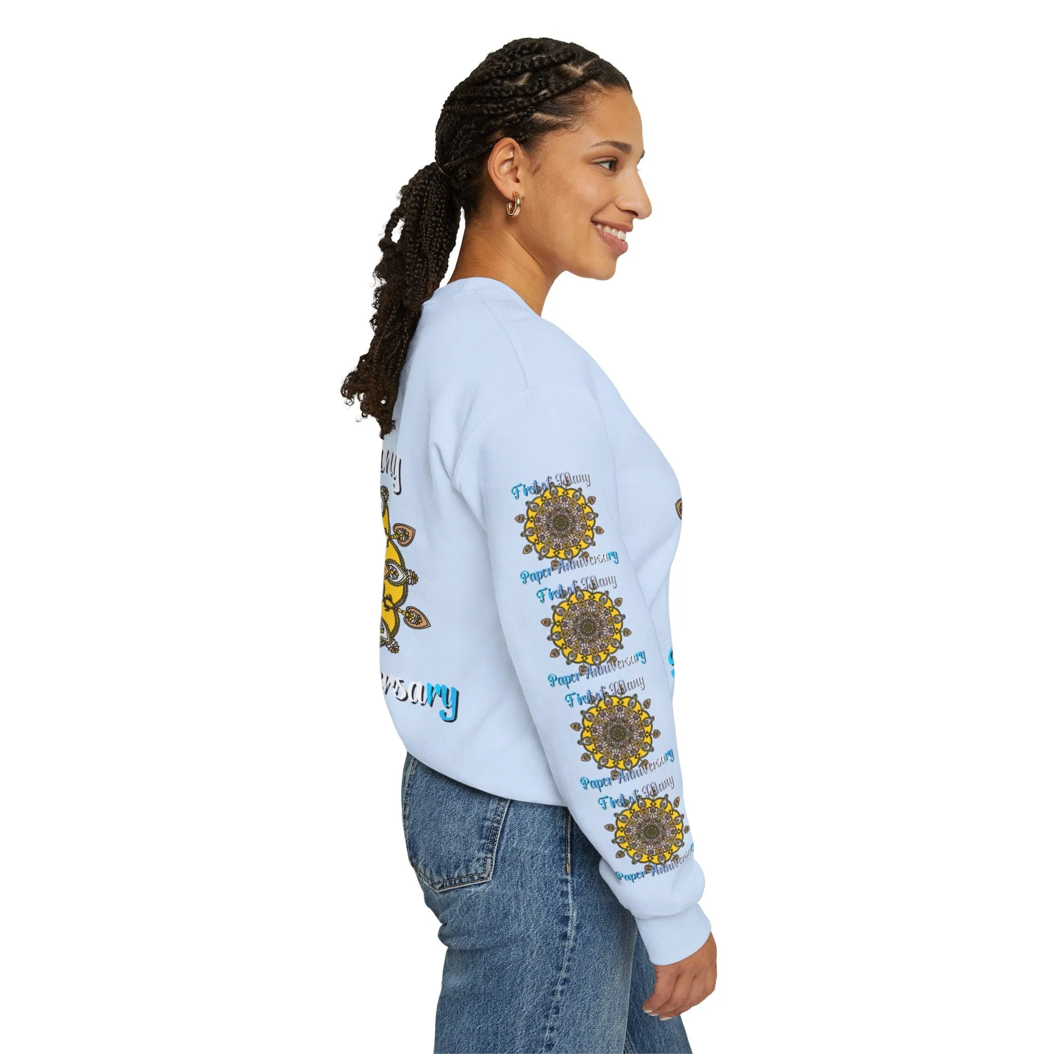 1st Year Anniversary Mandala Crewneck Sweatshirt