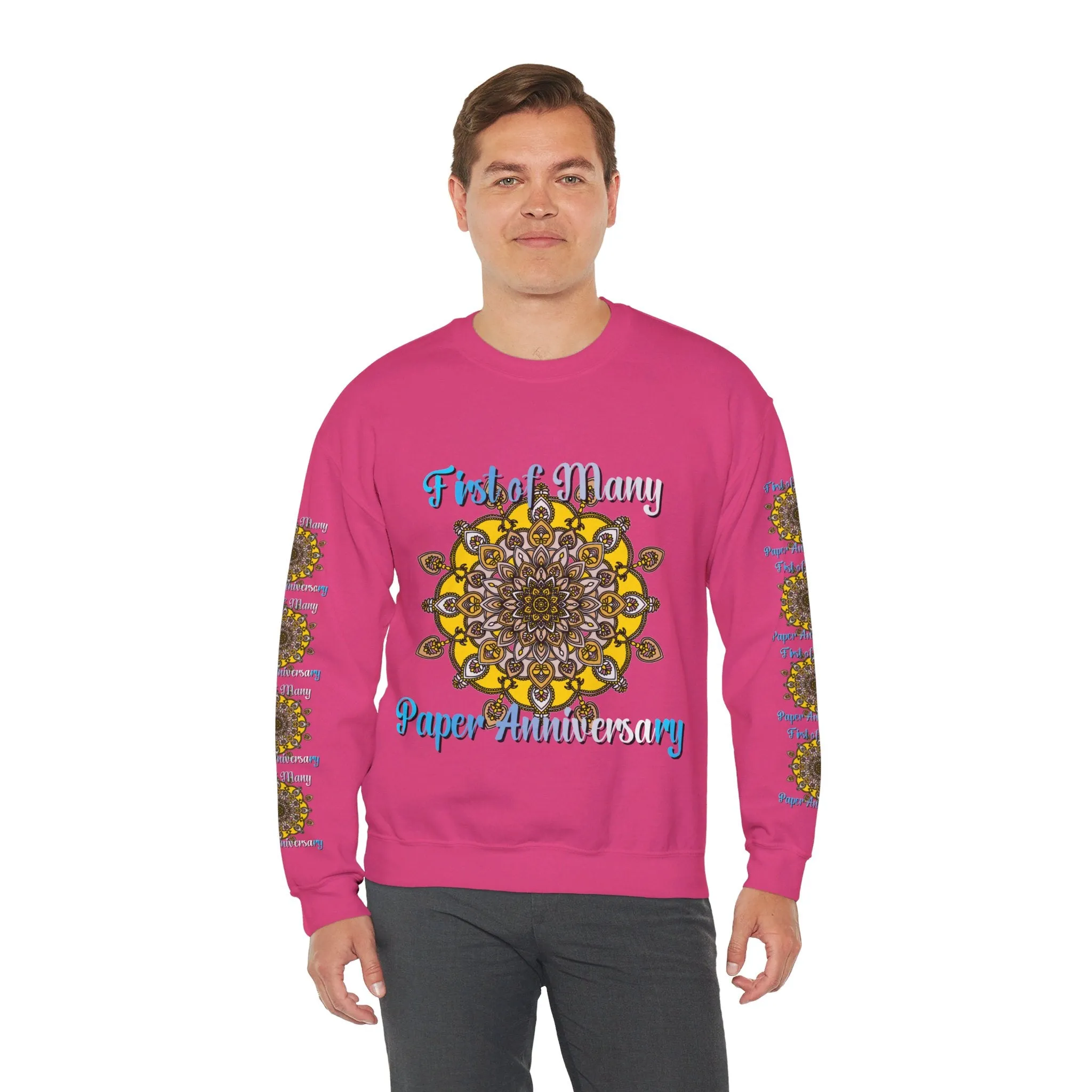 1st Year Anniversary Mandala Crewneck Sweatshirt