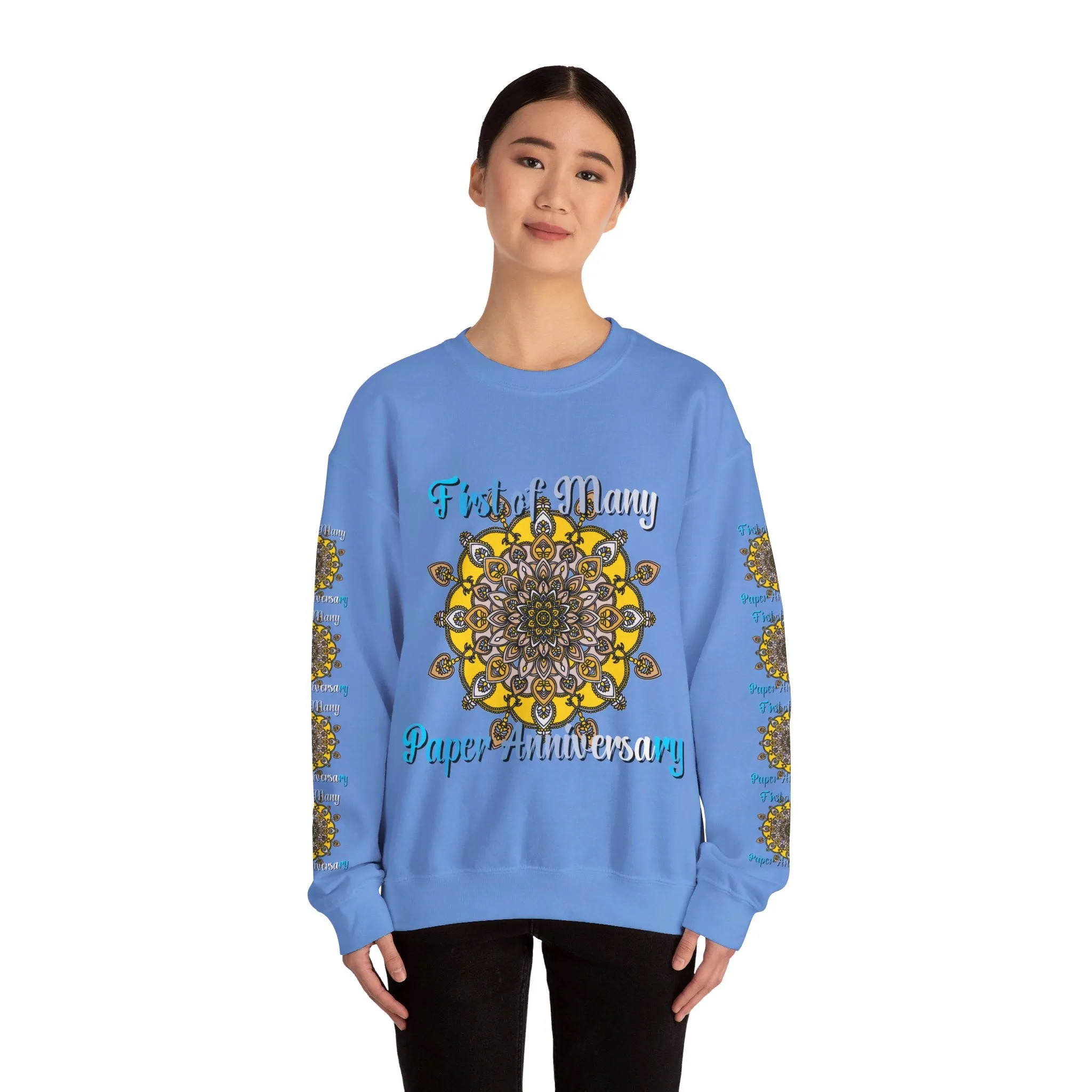 1st Year Anniversary Mandala Crewneck Sweatshirt