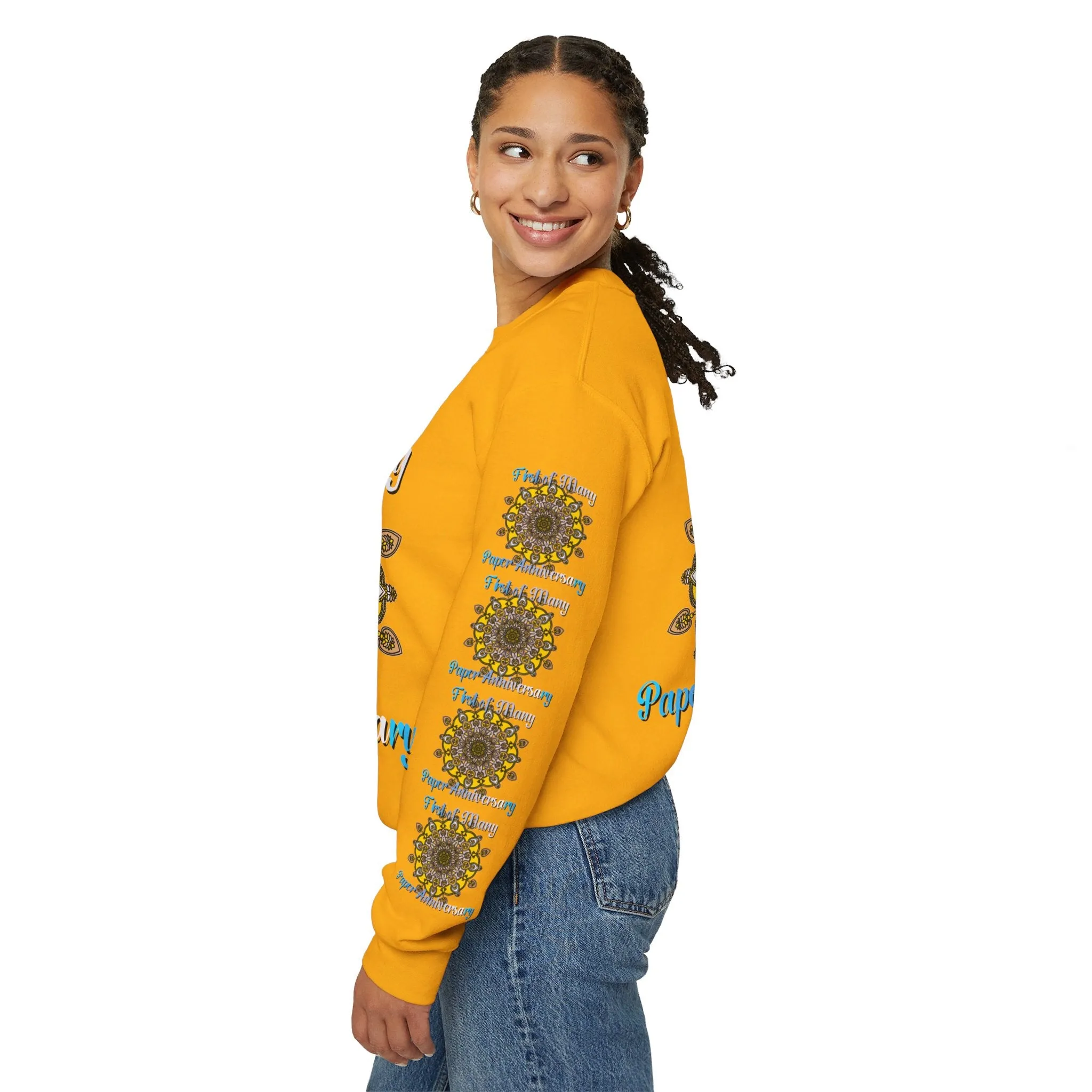 1st Year Anniversary Mandala Crewneck Sweatshirt