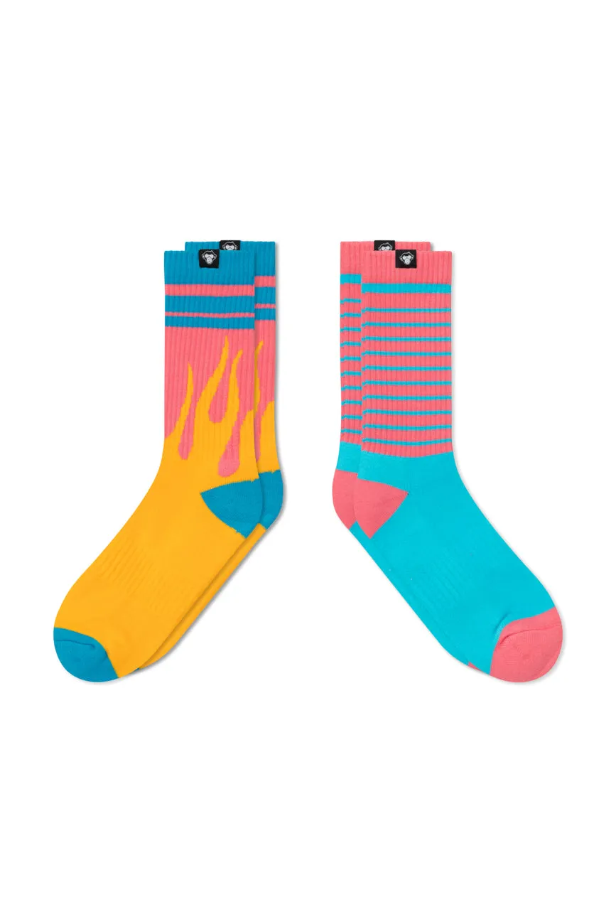 2 Pairs // Blaze   Striker socks