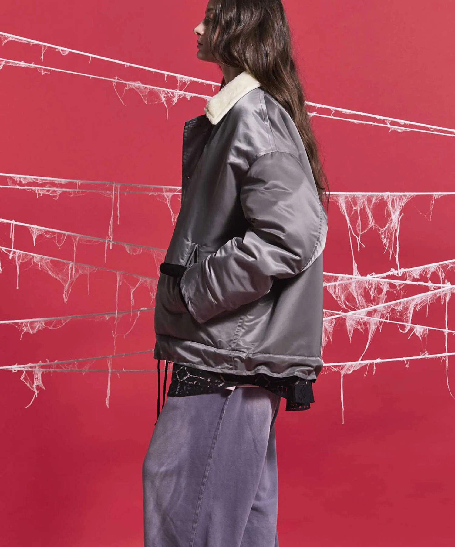 【24AW PRE-ORDER】Prime-Over Reversible Boa Blouson