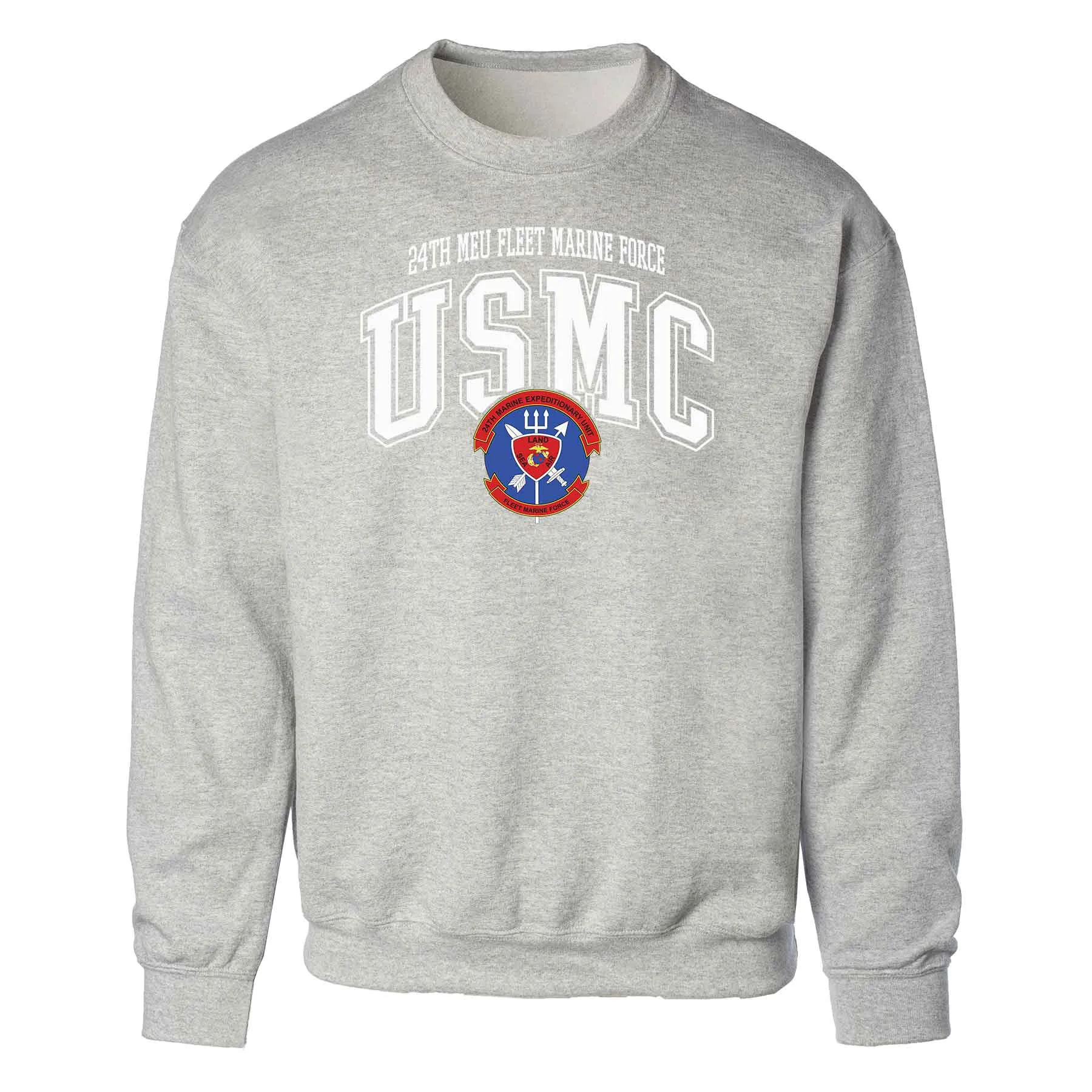 24th MEU Fleet Marine Force Arched Sweatshirt