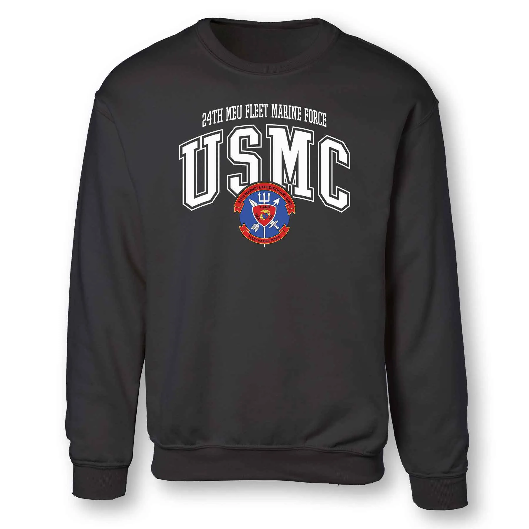 24th MEU Fleet Marine Force Arched Sweatshirt