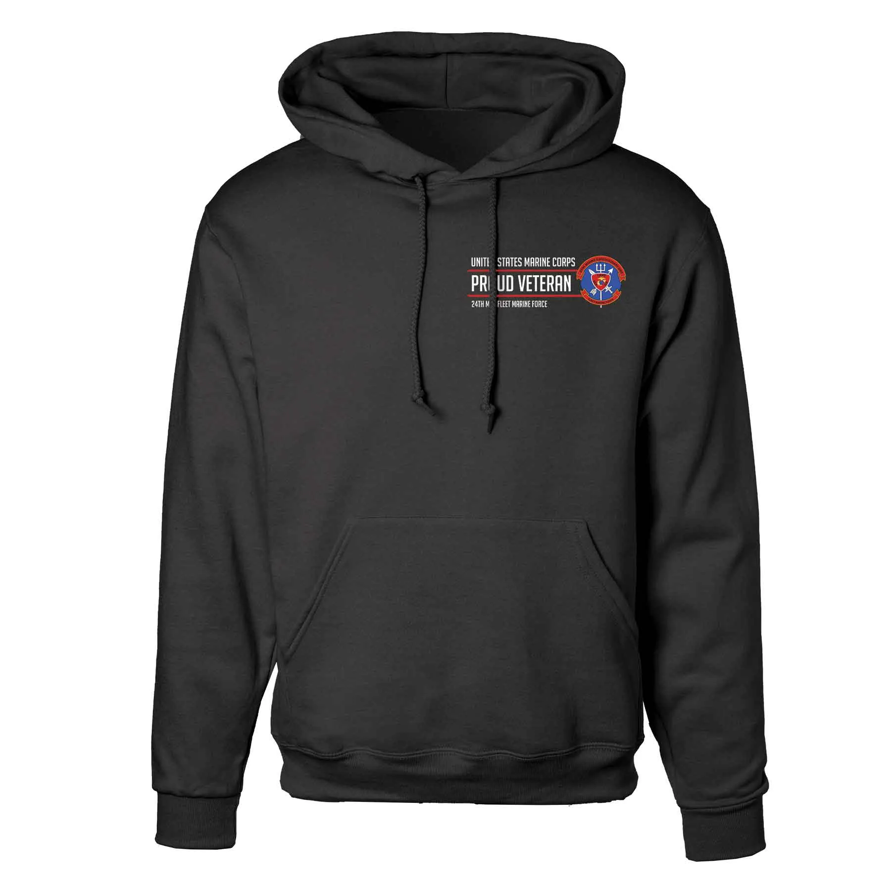 24th MEU Fleet Marine Force Proud Veteran Hoodie