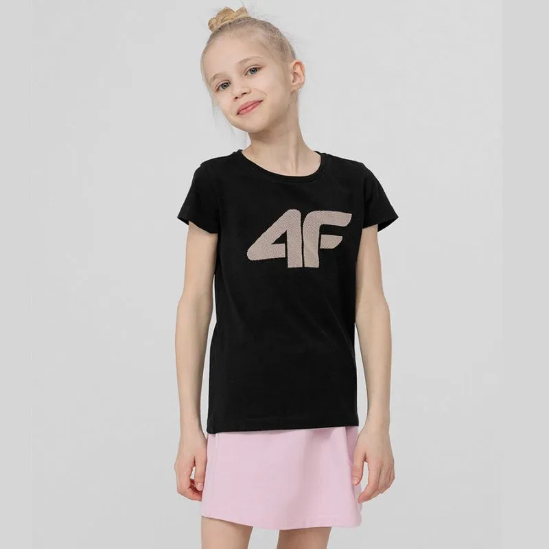 4F Junior Everyday T-shirt - Black