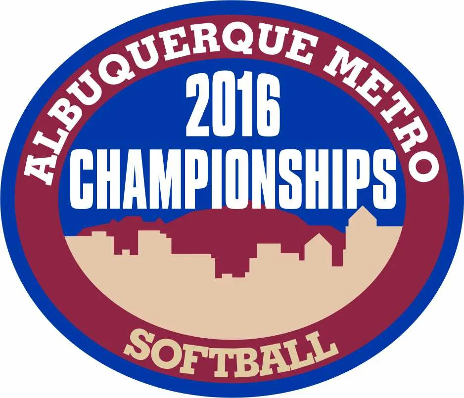 ABQ Metro Softball Championship Patches