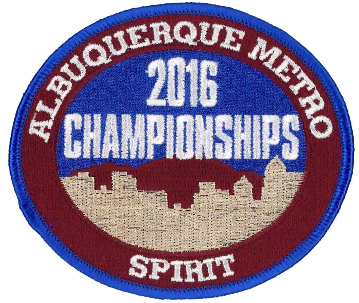 ABQ Metro Spirit Championship Patches