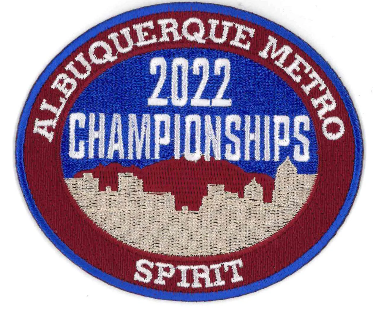 ABQ Metro Spirit Championship Patches