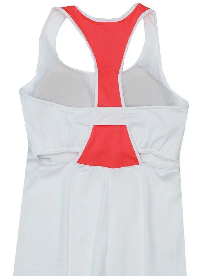 Adidas ADI-Pro Tank White Red Womens