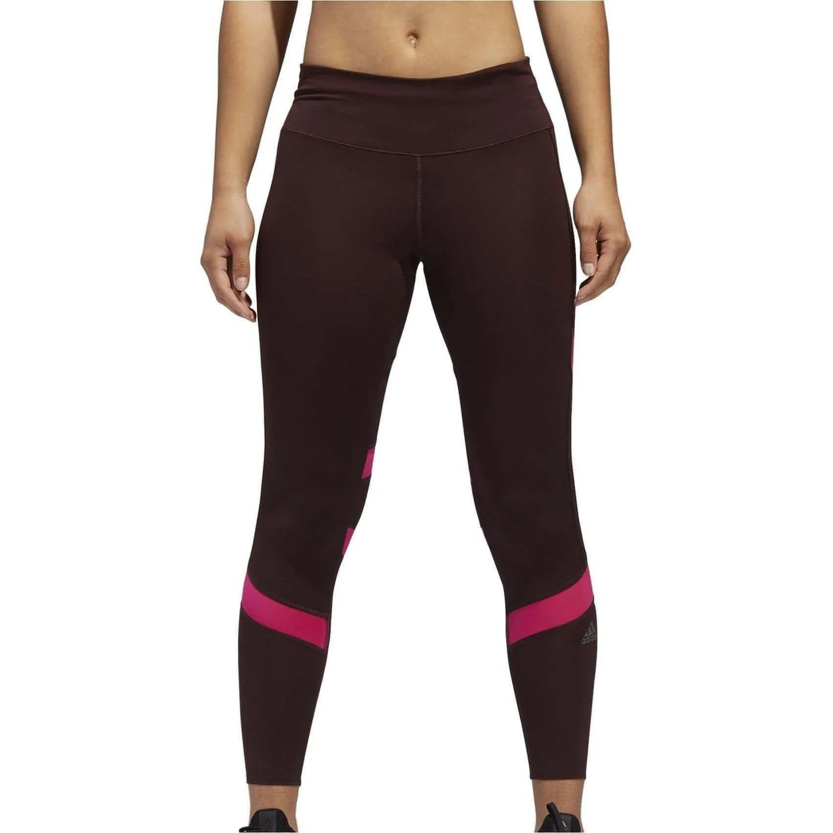 adidas How We Do Womens 7/8 Running Tights - Red