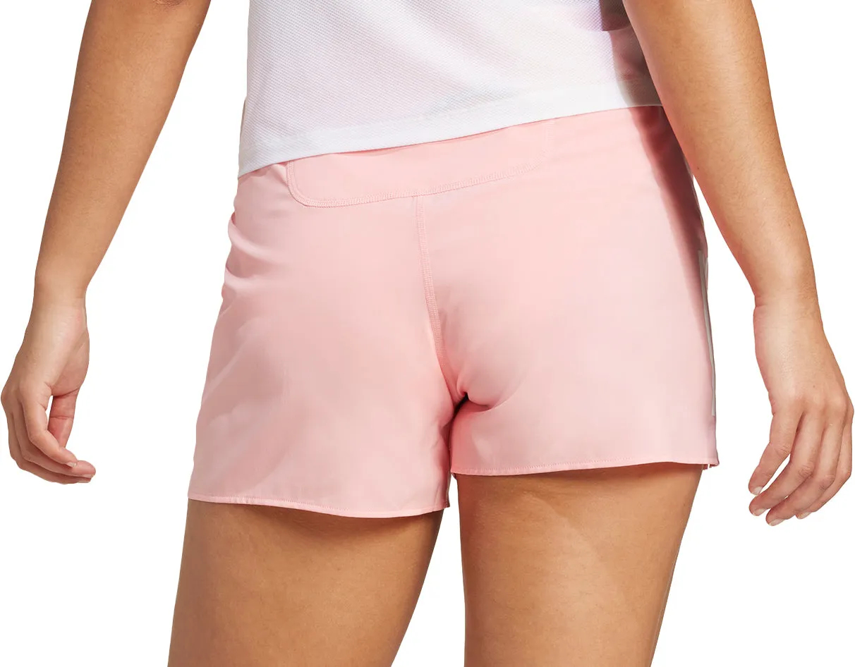 adidas Own The Run 4 Inch Womens Running Shorts - Pink