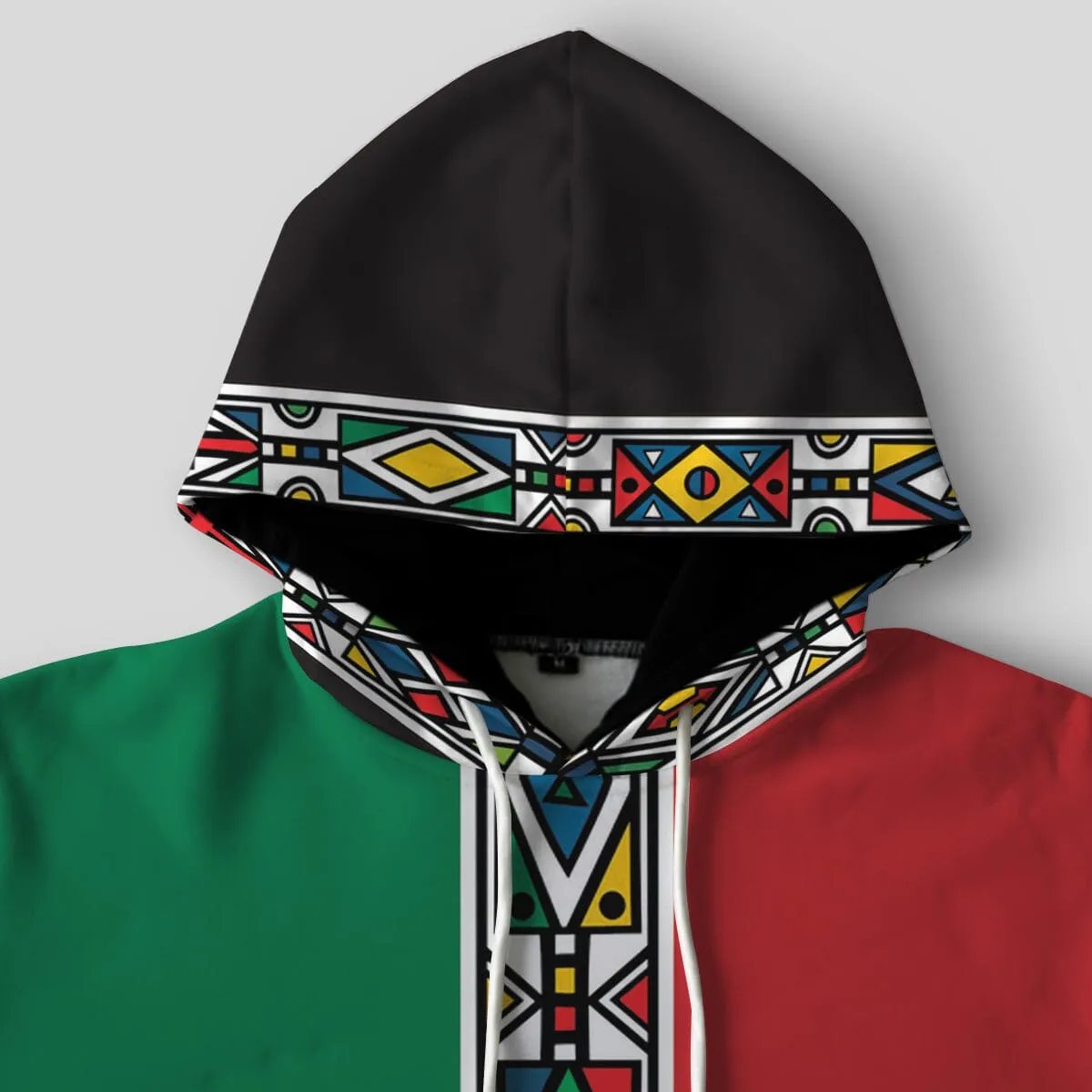 African Ndebele Pattern All-over Hoodie