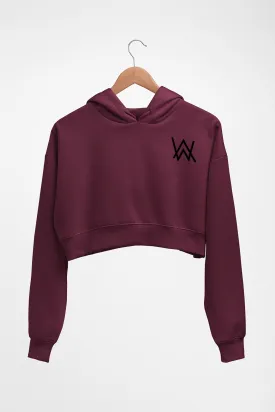 Alan Walker Logo Crop HOODIE FOR WOMEN