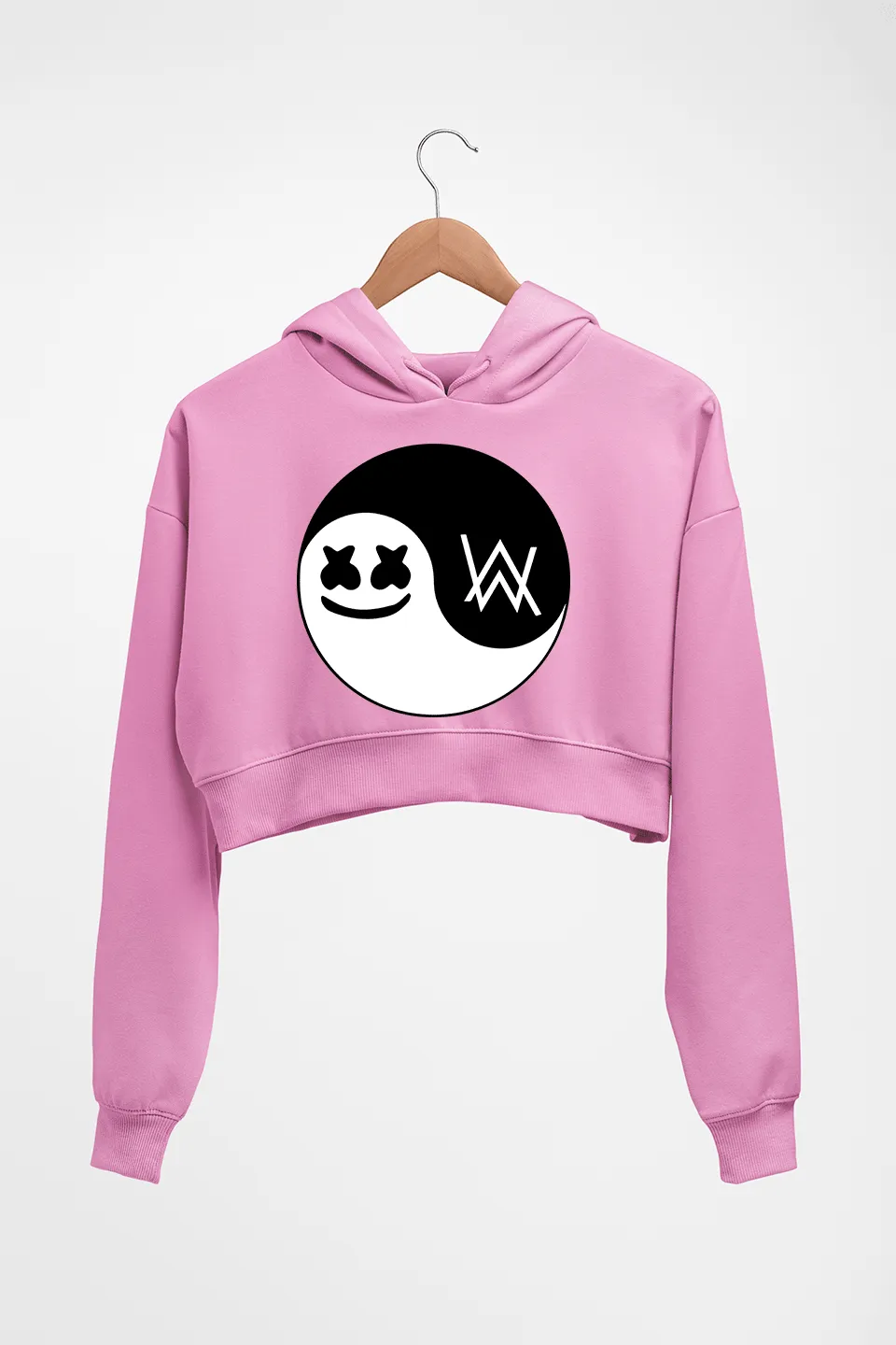 alan walker marshmello Crop HOODIE FOR WOMEN