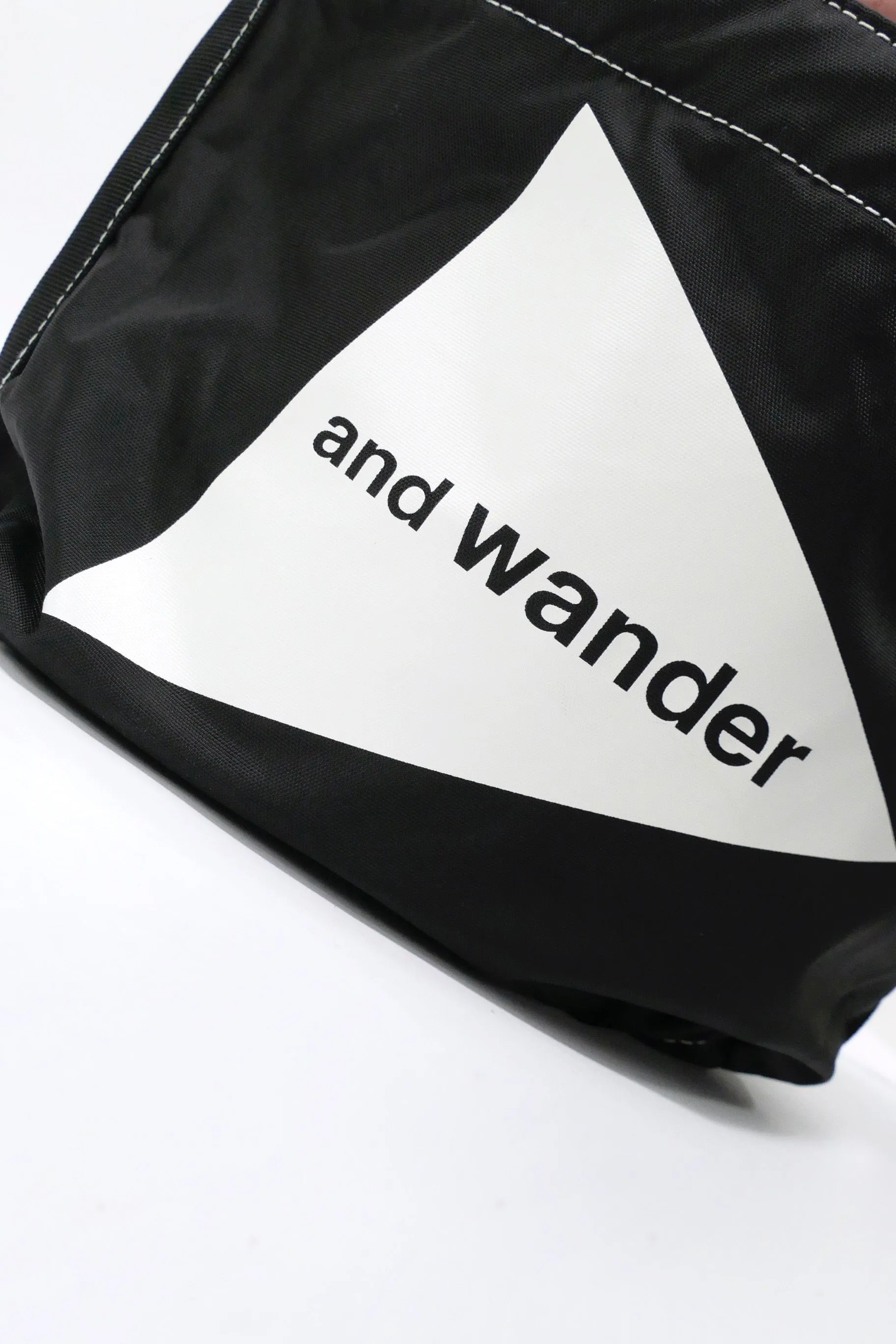 and Wander Cordura Small Logo Tote - Black