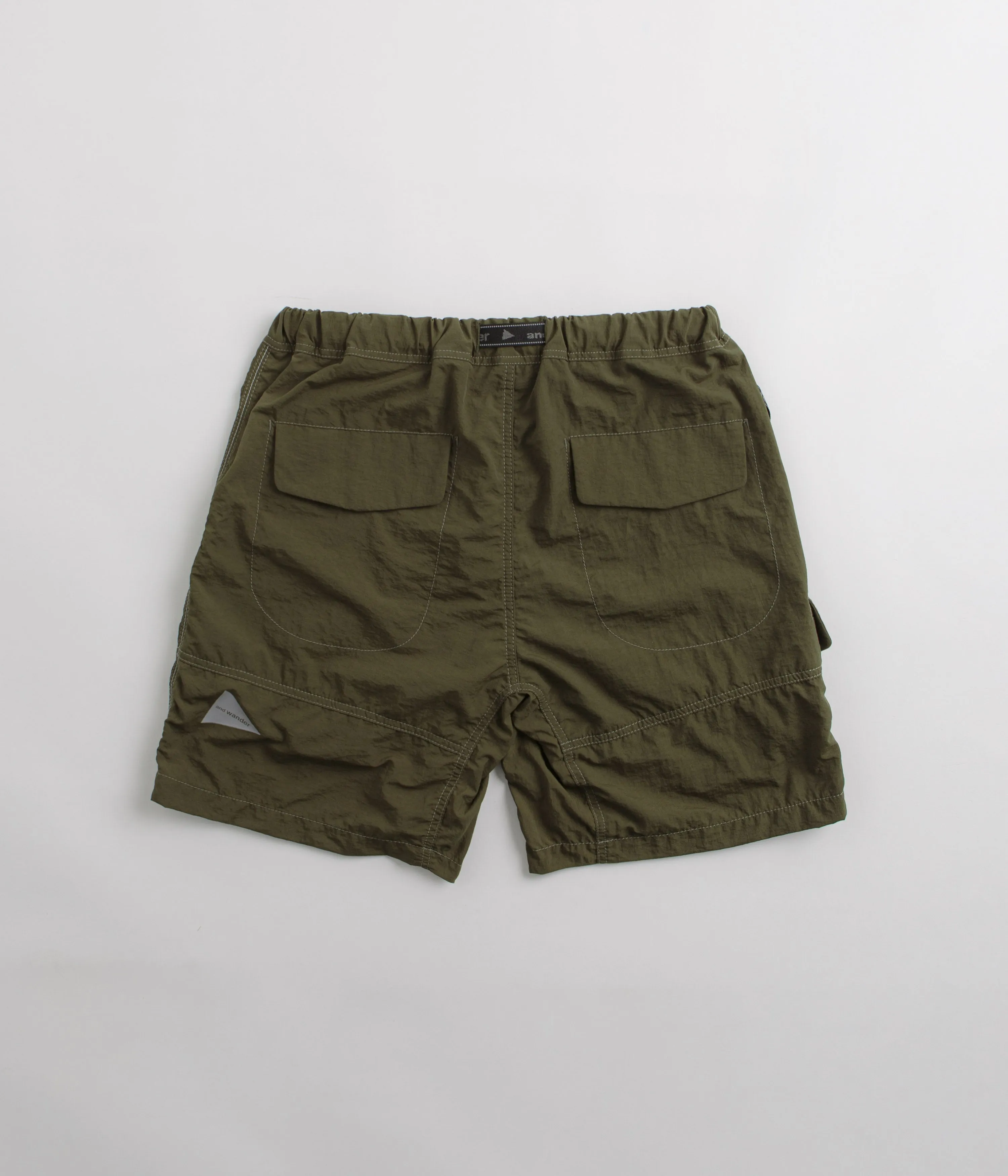 and wander Ny Taffeta Hiker Shorts - Dark Khaki