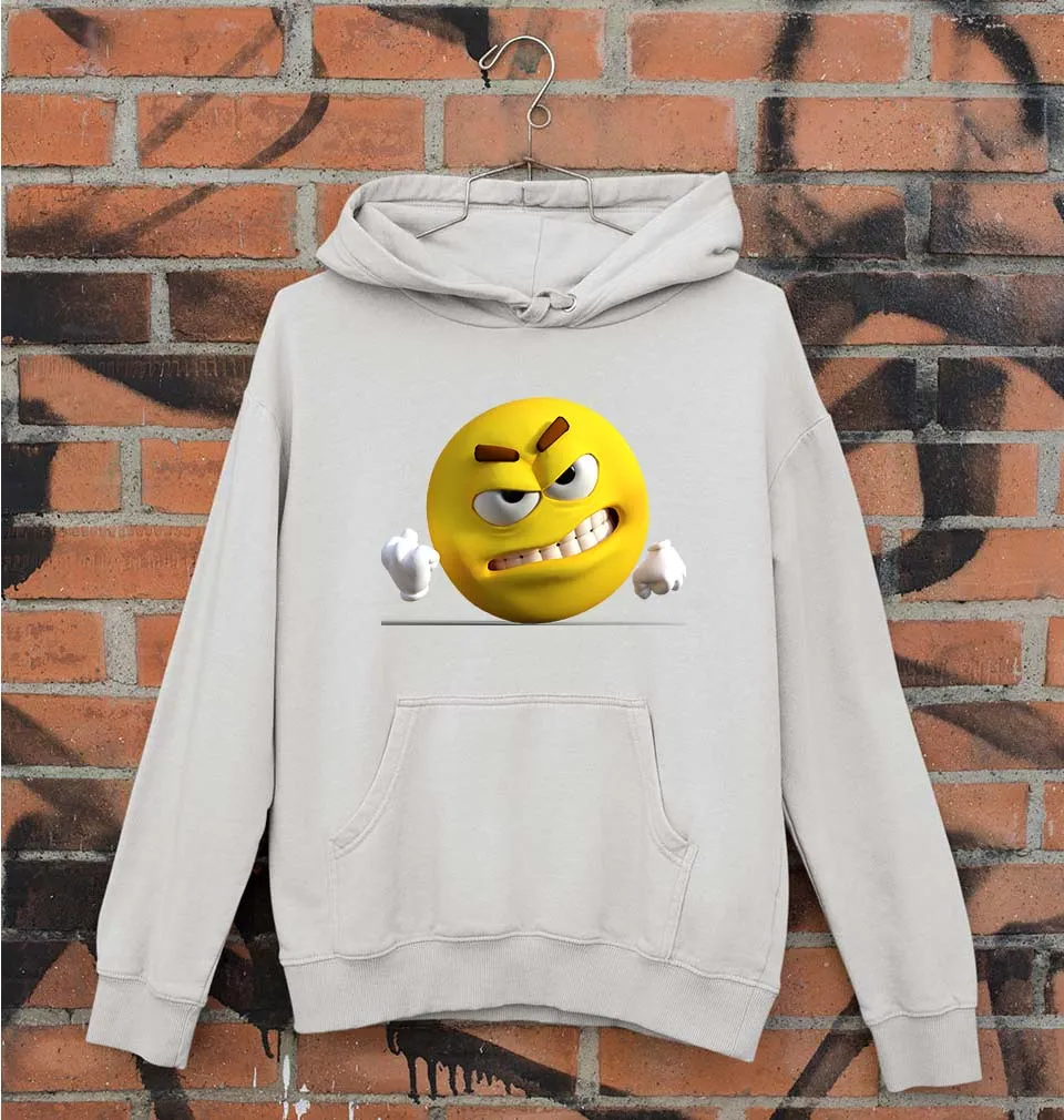 Angry Emoji Unisex Hoodie for Men/Women