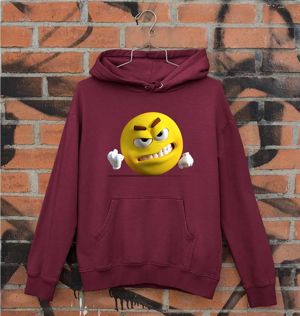 Angry Emoji Unisex Hoodie for Men/Women