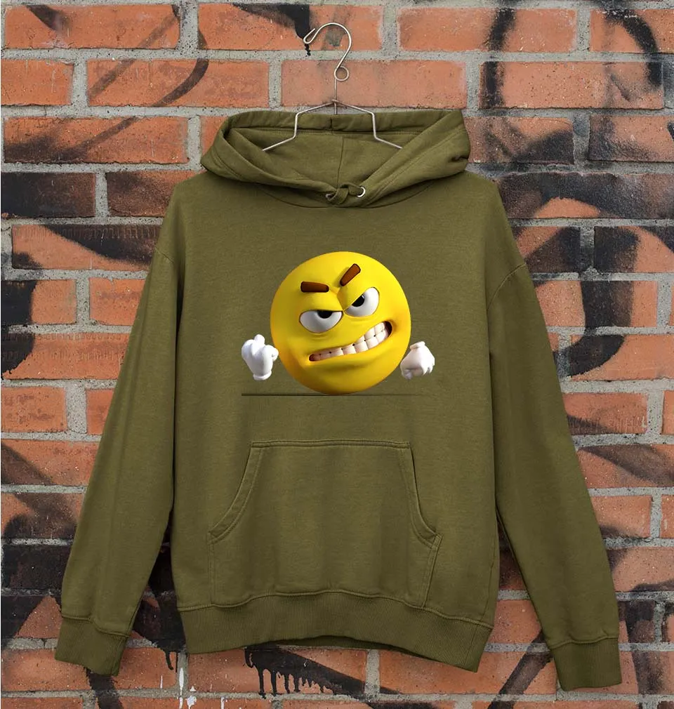 Angry Emoji Unisex Hoodie for Men/Women