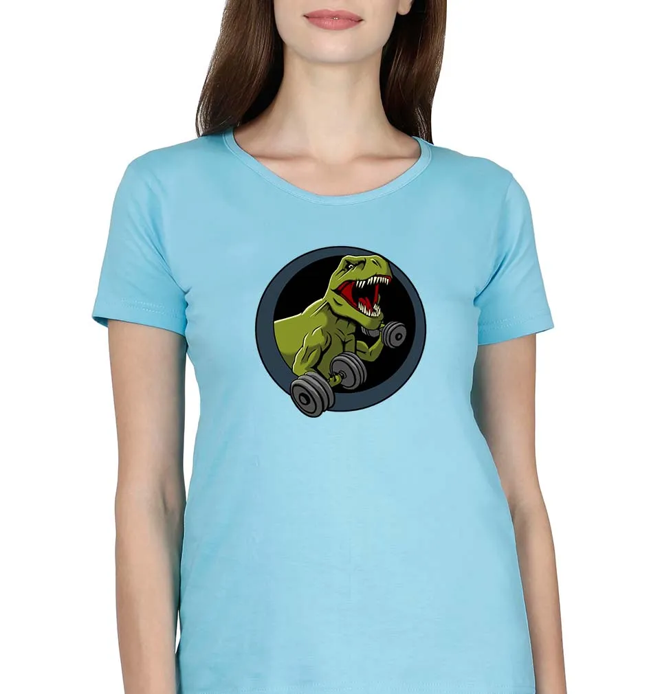 Angry T-Rex Gym T-Shirt for Women