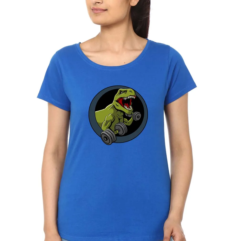 Angry T-Rex Gym T-Shirt for Women