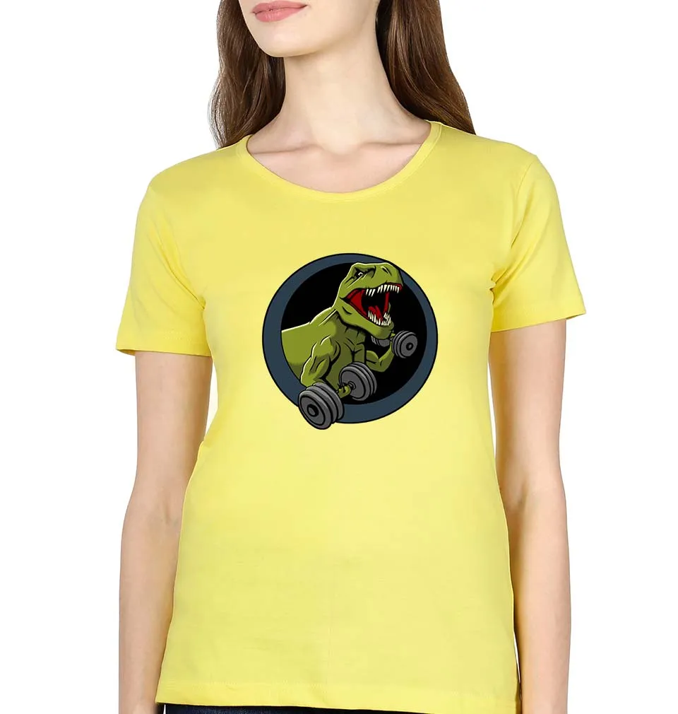 Angry T-Rex Gym T-Shirt for Women