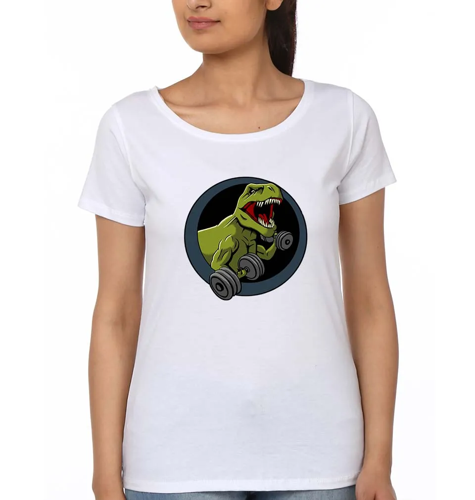 Angry T-Rex Gym T-Shirt for Women